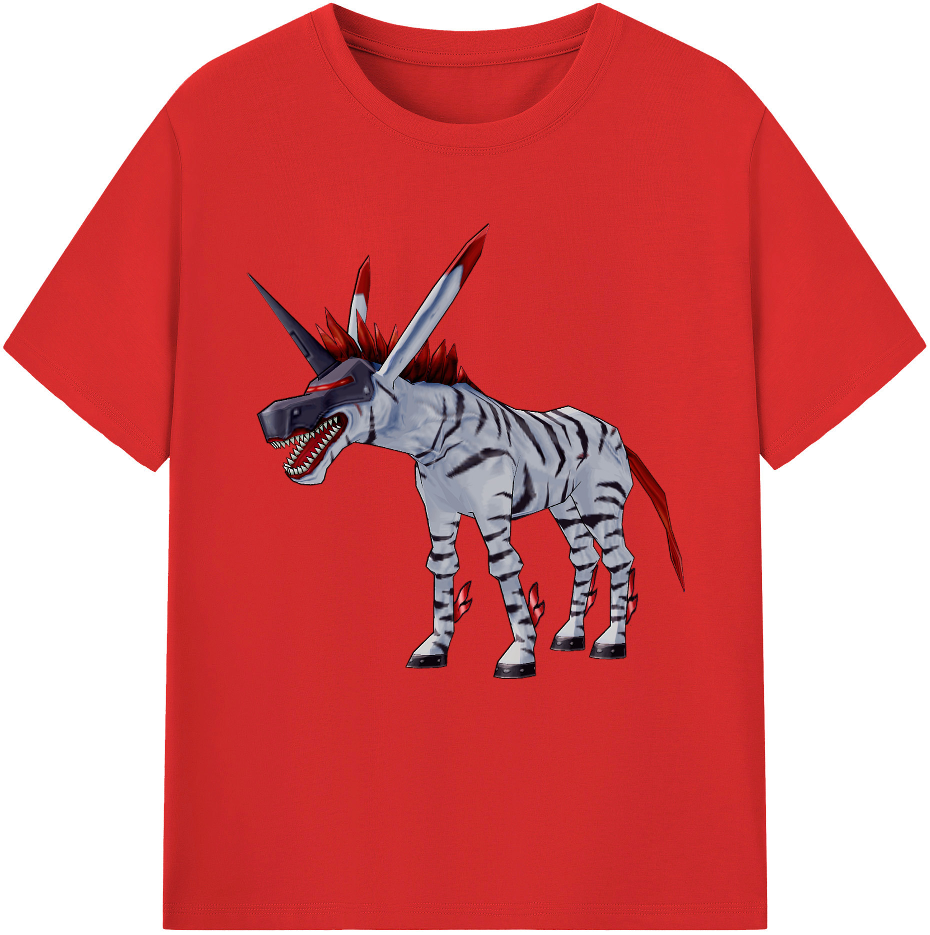 （画像用） Digimon デジタルモンスター/デジモン 綿100％半袖Tシャツ（フロントプリント）