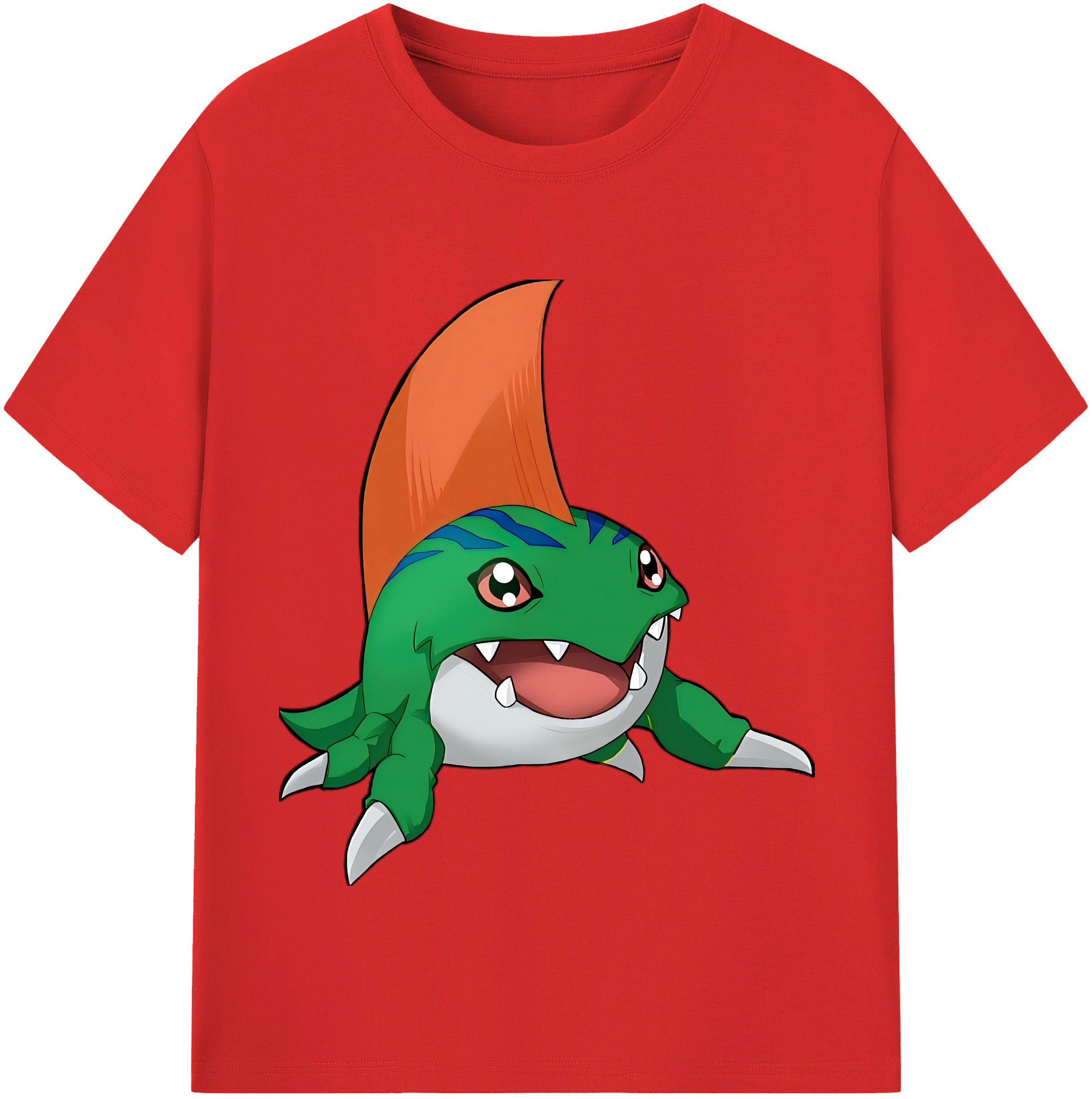 （画像用） Digimon デジタルモンスター/デジモン 綿100％半袖Tシャツ（フロントプリント）