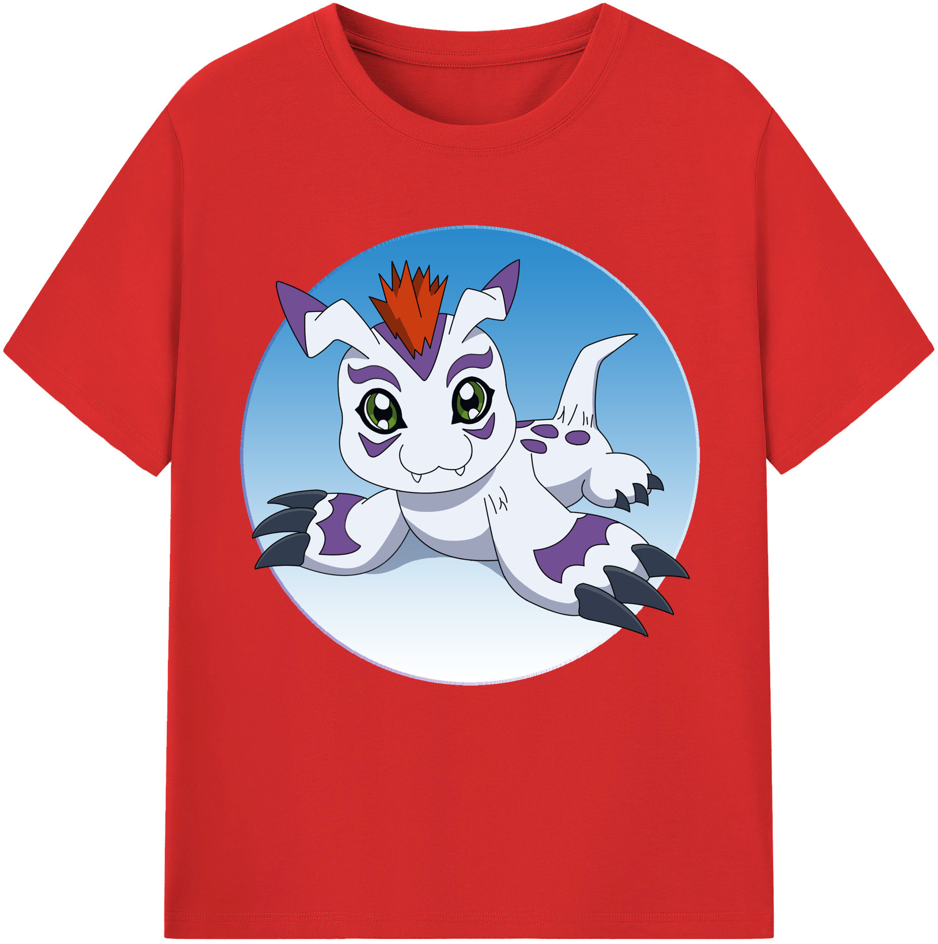 （画像用） Digimon デジタルモンスター/デジモン 綿100％半袖Tシャツ（フロントプリント）