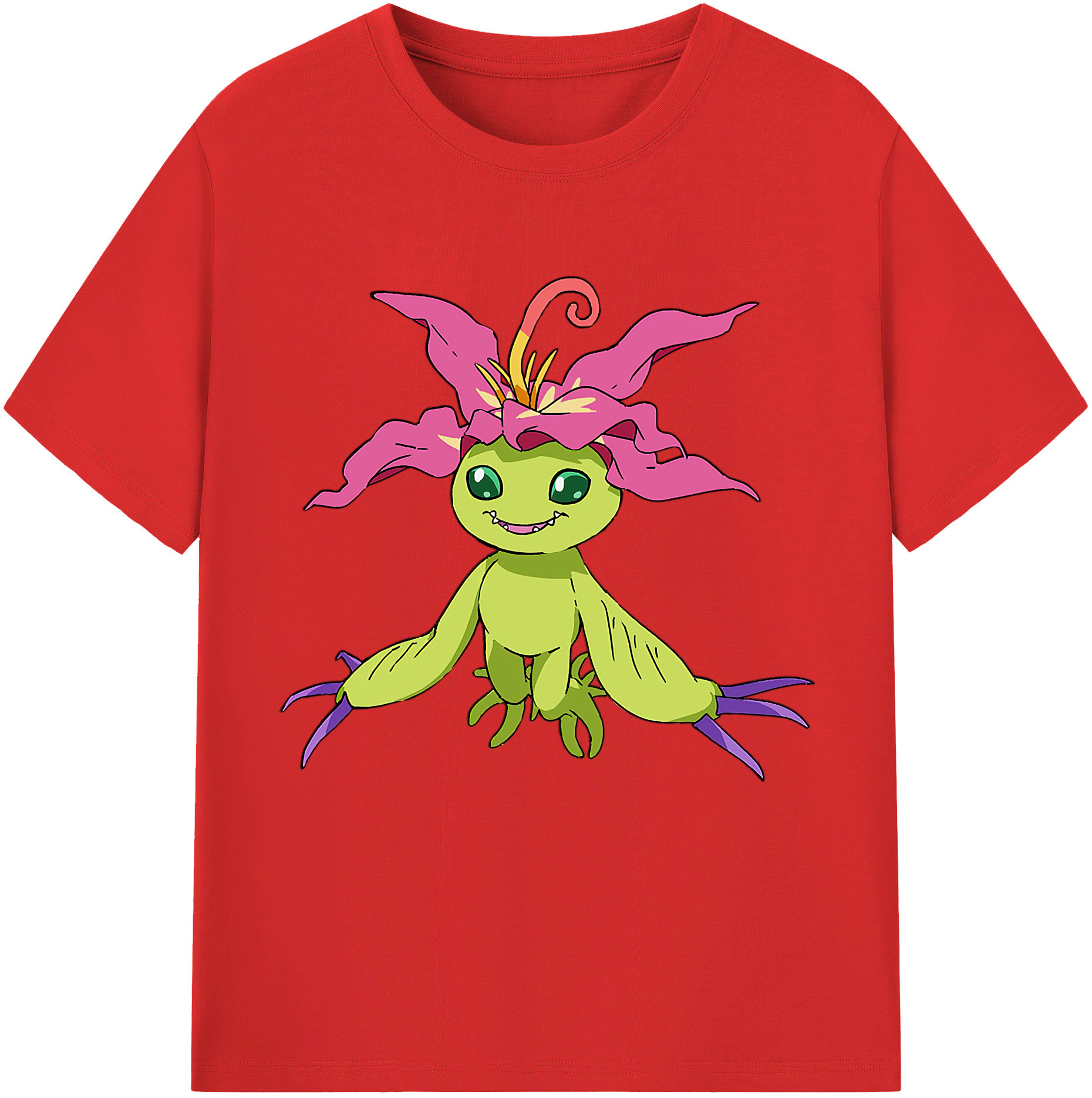 （画像用） Digimon デジタルモンスター/デジモン 綿100％半袖Tシャツ（フロントプリント）