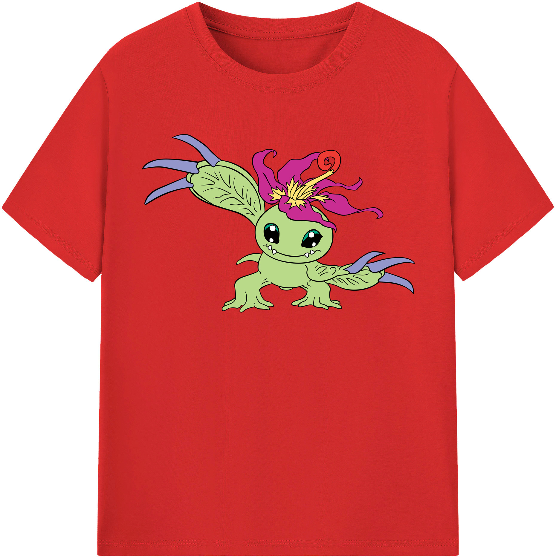 （画像用） Digimon デジタルモンスター/デジモン 綿100％半袖Tシャツ（フロントプリント）