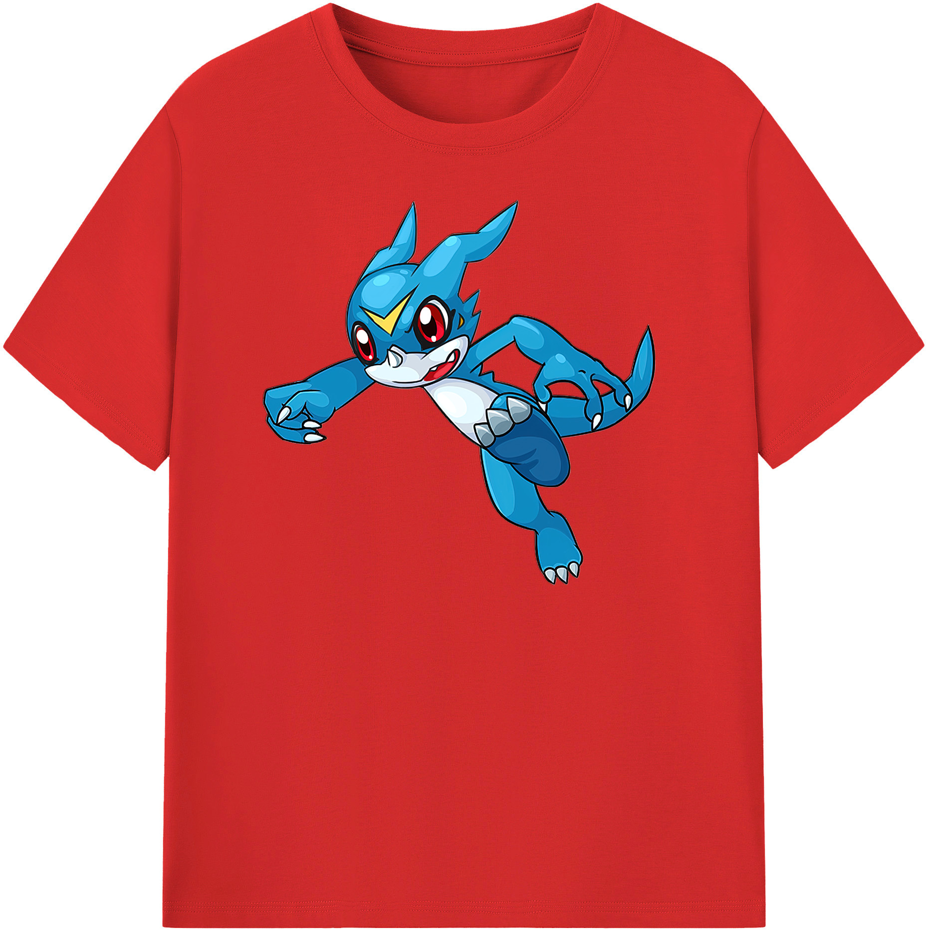 （画像用） Digimon デジタルモンスター/デジモン 綿100％半袖Tシャツ（フロントプリント）