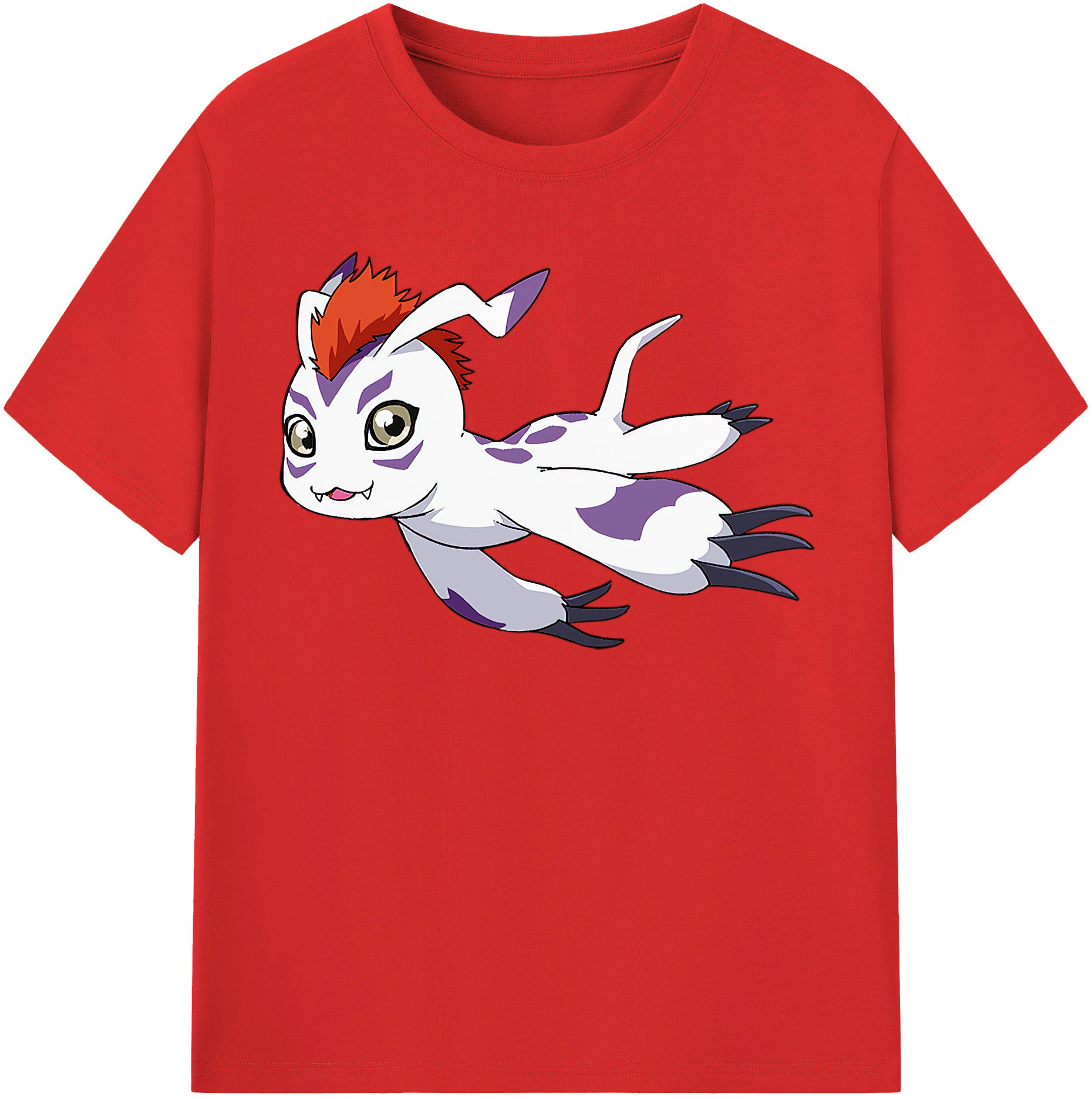 （画像用） Digimon デジタルモンスター/デジモン 綿100％半袖Tシャツ（フロントプリント）