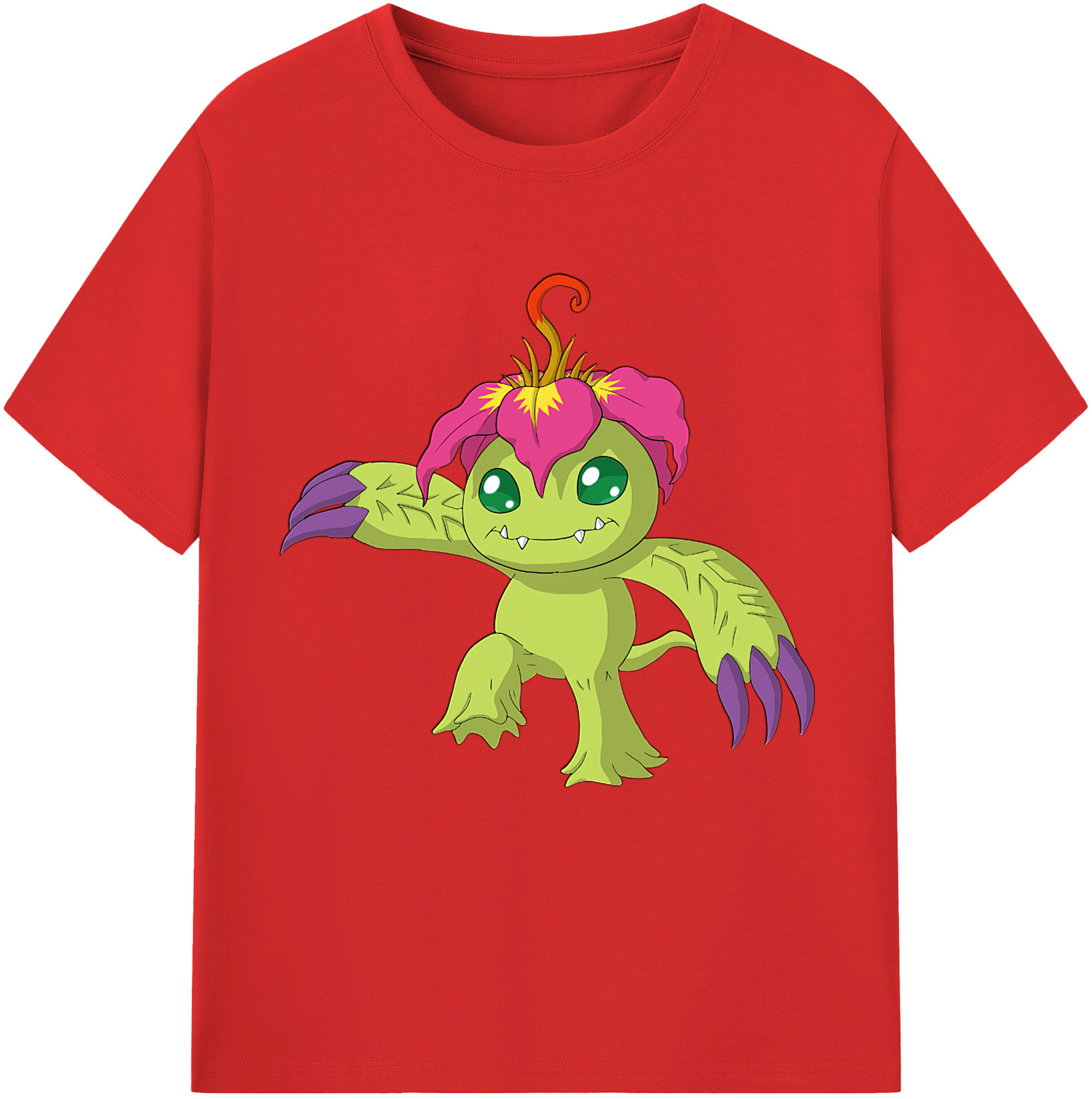 （画像用） Digimon デジタルモンスター/デジモン 綿100％半袖Tシャツ（フロントプリント）
