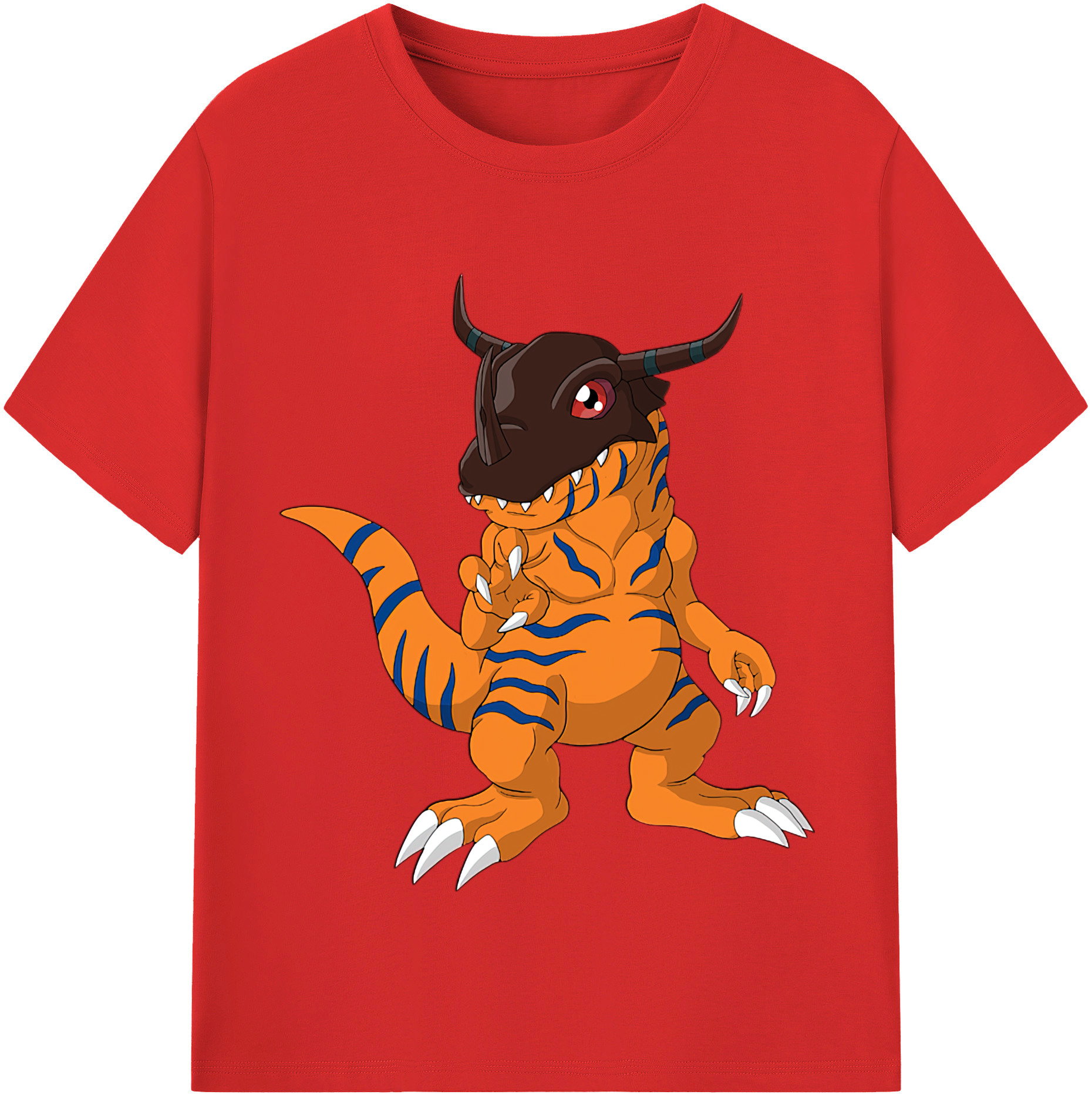 （画像用） Digimon デジタルモンスター/デジモン 綿100％半袖Tシャツ（フロントプリント）