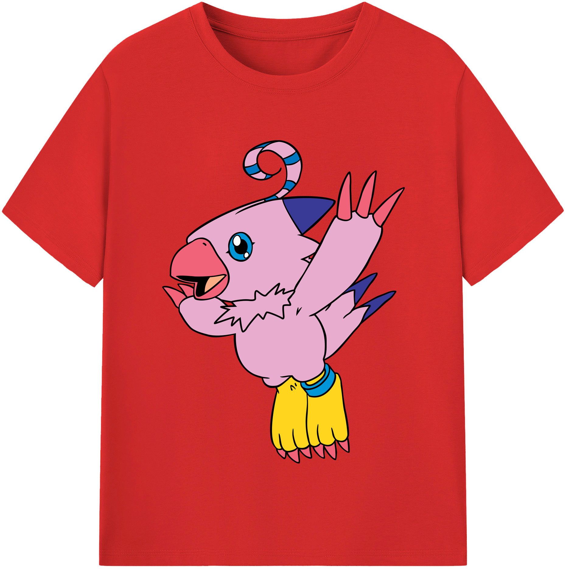 （画像用） Digimon デジタルモンスター/デジモン 綿100％半袖Tシャツ（フロントプリント）
