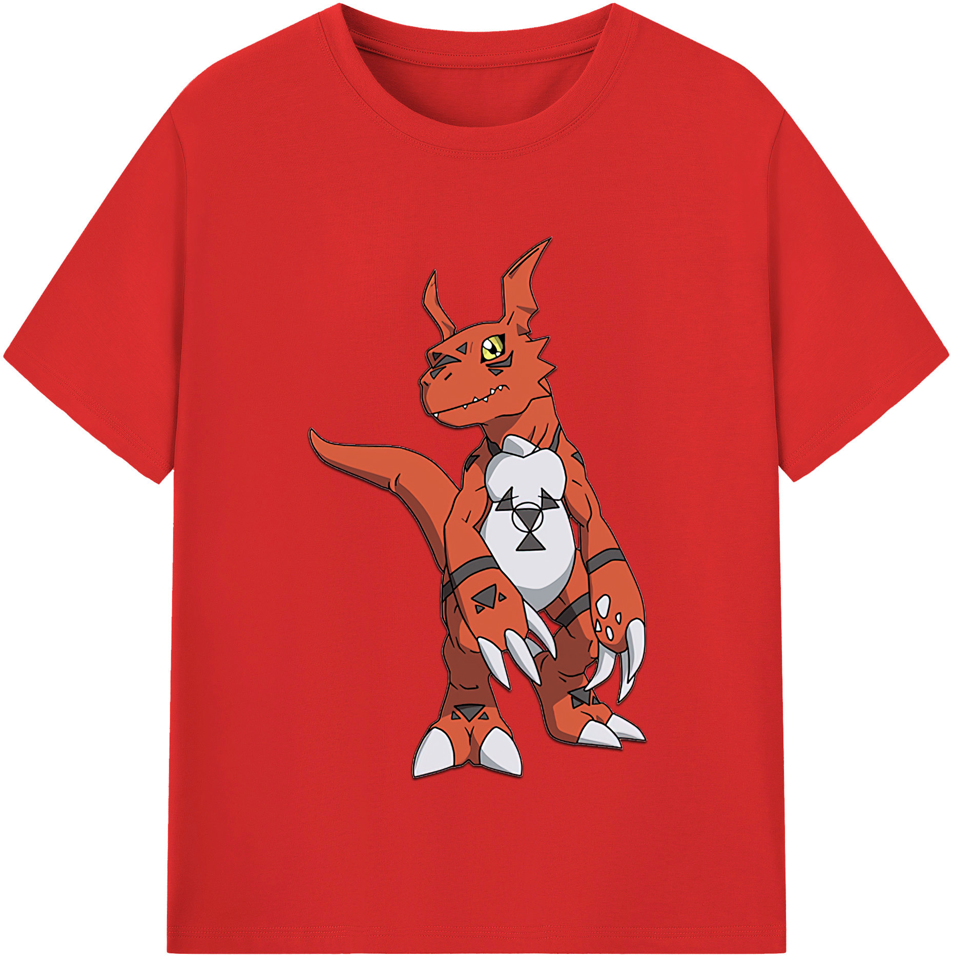 （画像用） Digimon デジタルモンスター/デジモン 綿100％半袖Tシャツ（フロントプリント）