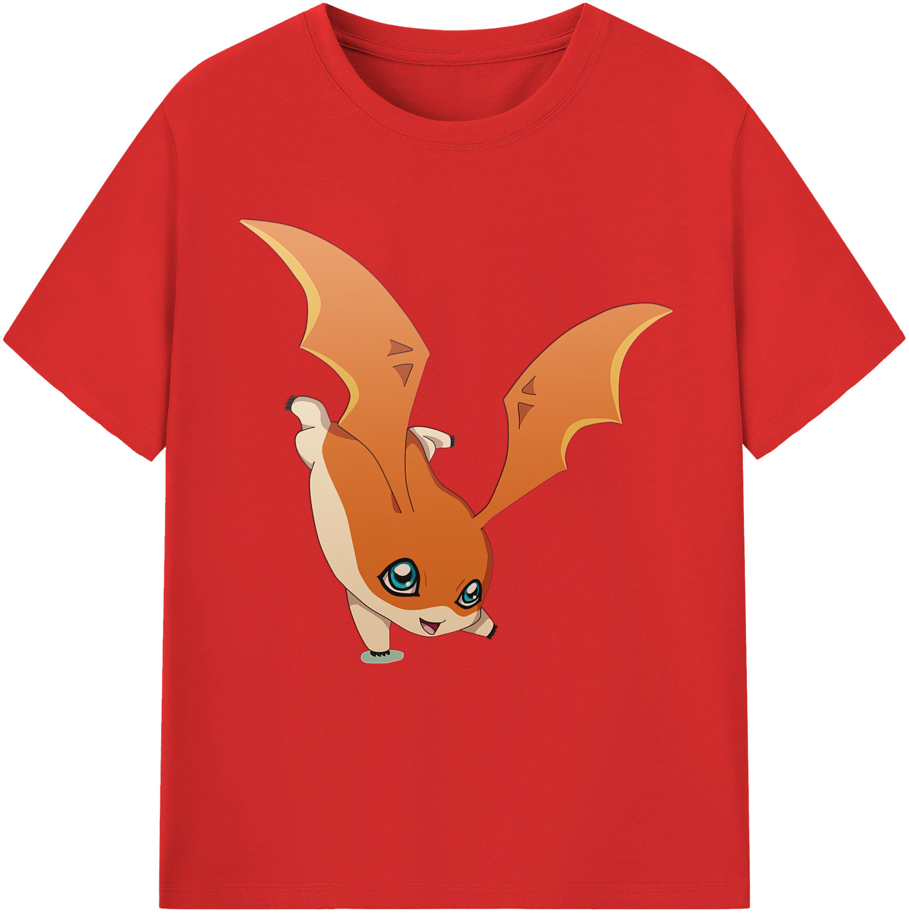 （画像用） Digimon デジタルモンスター/デジモン 綿100％半袖Tシャツ（フロントプリント）