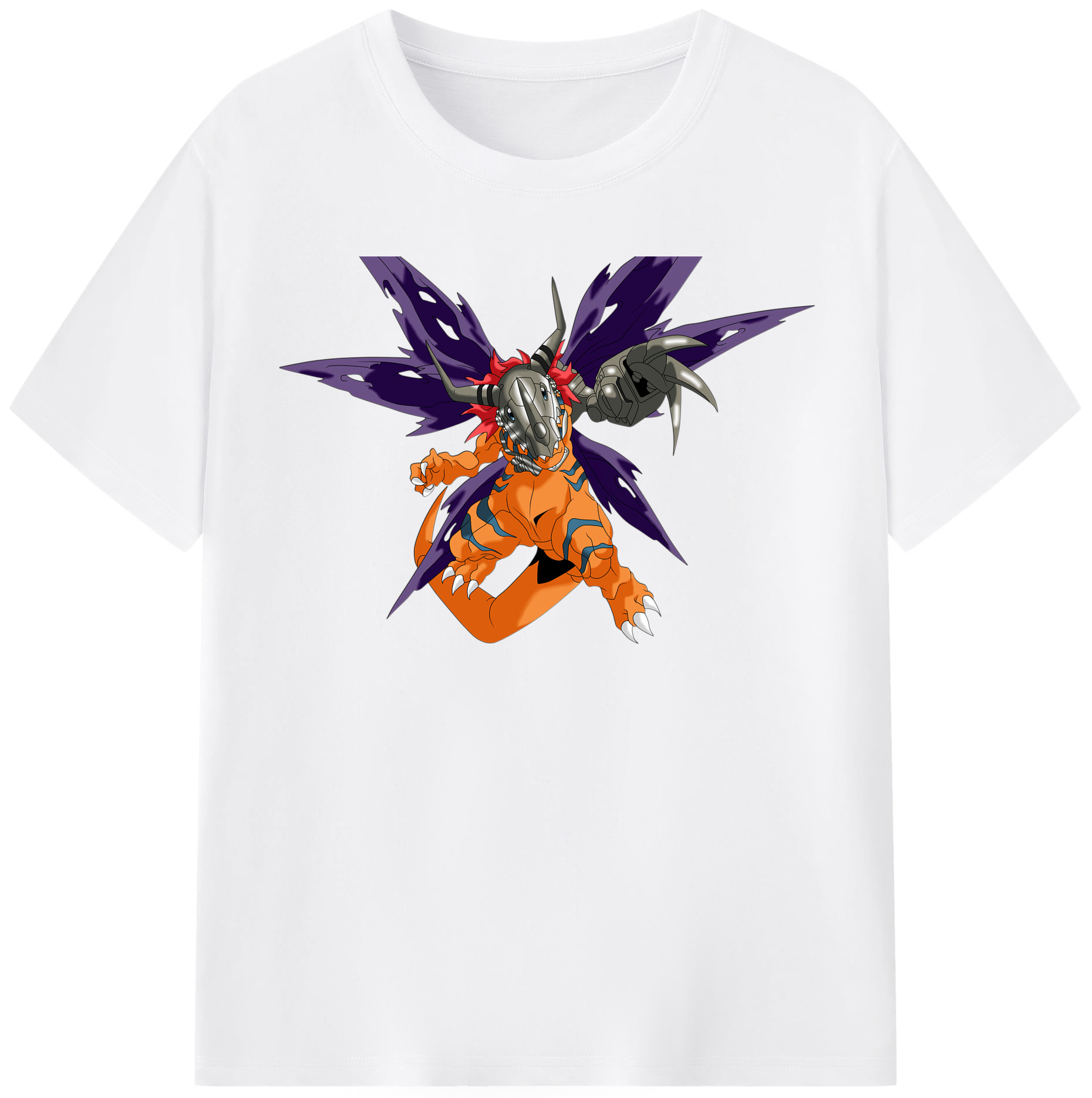 （画像用） Digimon デジタルモンスター/デジモン 綿100％半袖Tシャツ（フロントプリント）