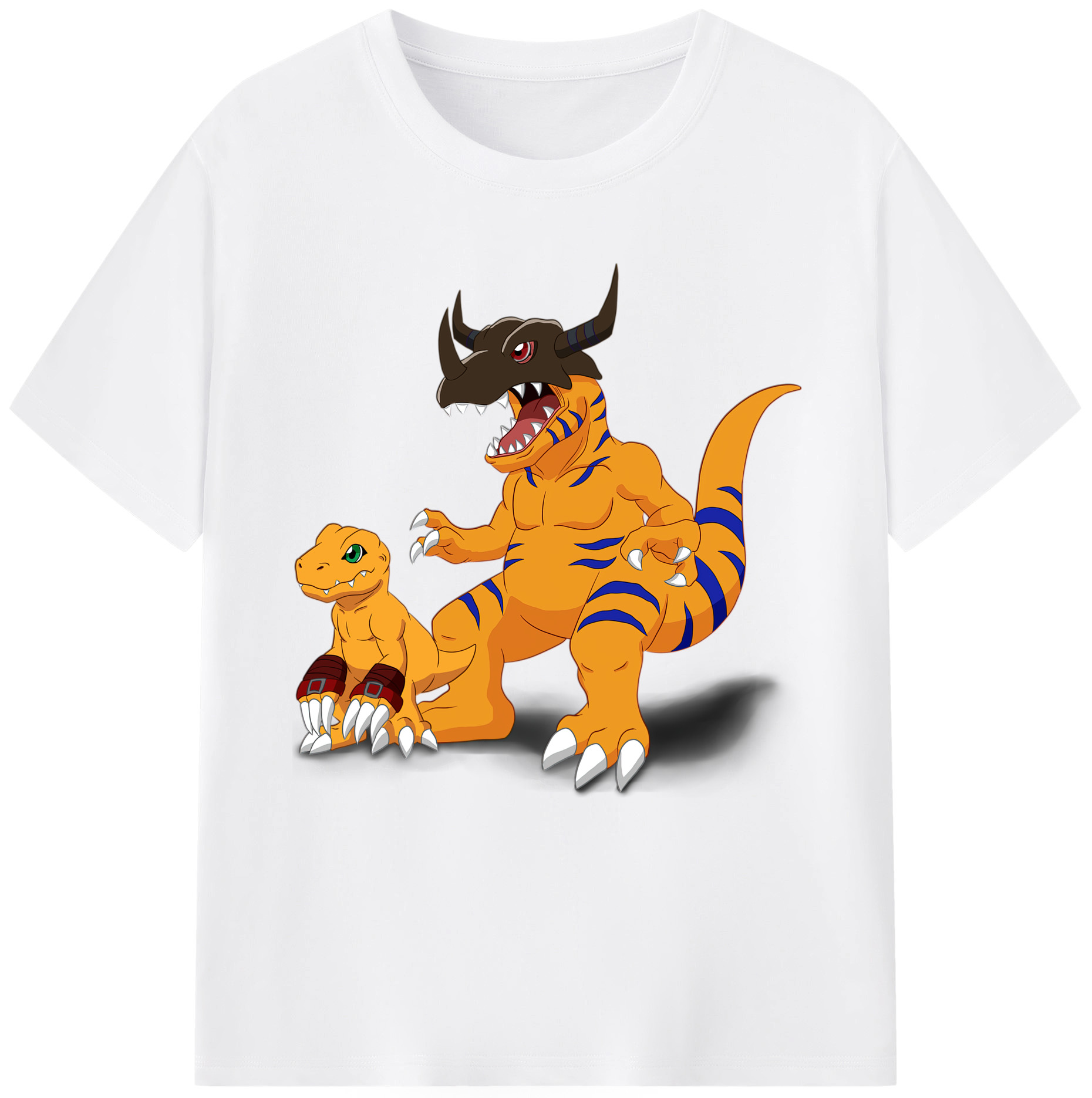 （画像用） Digimon デジタルモンスター/デジモン 綿100％半袖Tシャツ（フロントプリント）