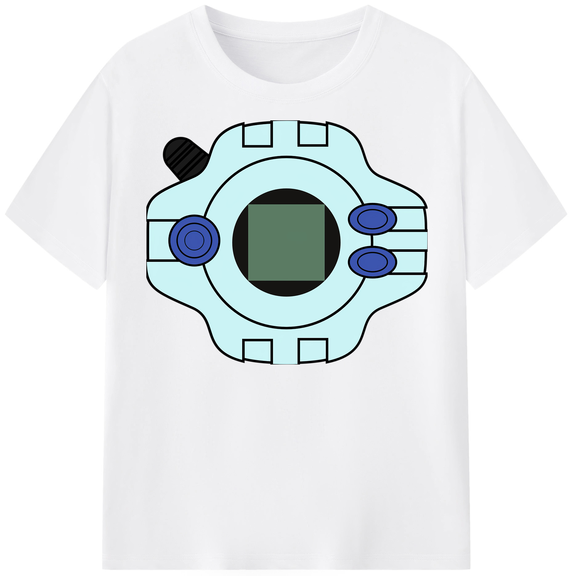 （画像用） Digimon デジタルモンスター/デジモン 綿100％半袖Tシャツ（フロントプリント）