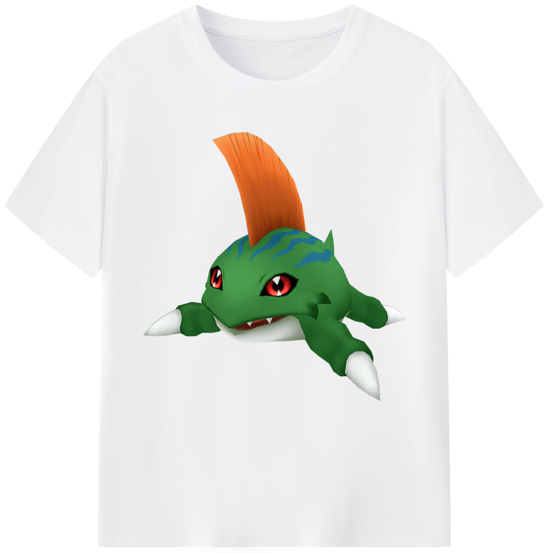 （画像用） Digimon デジタルモンスター/デジモン 綿100％半袖Tシャツ（フロントプリント）