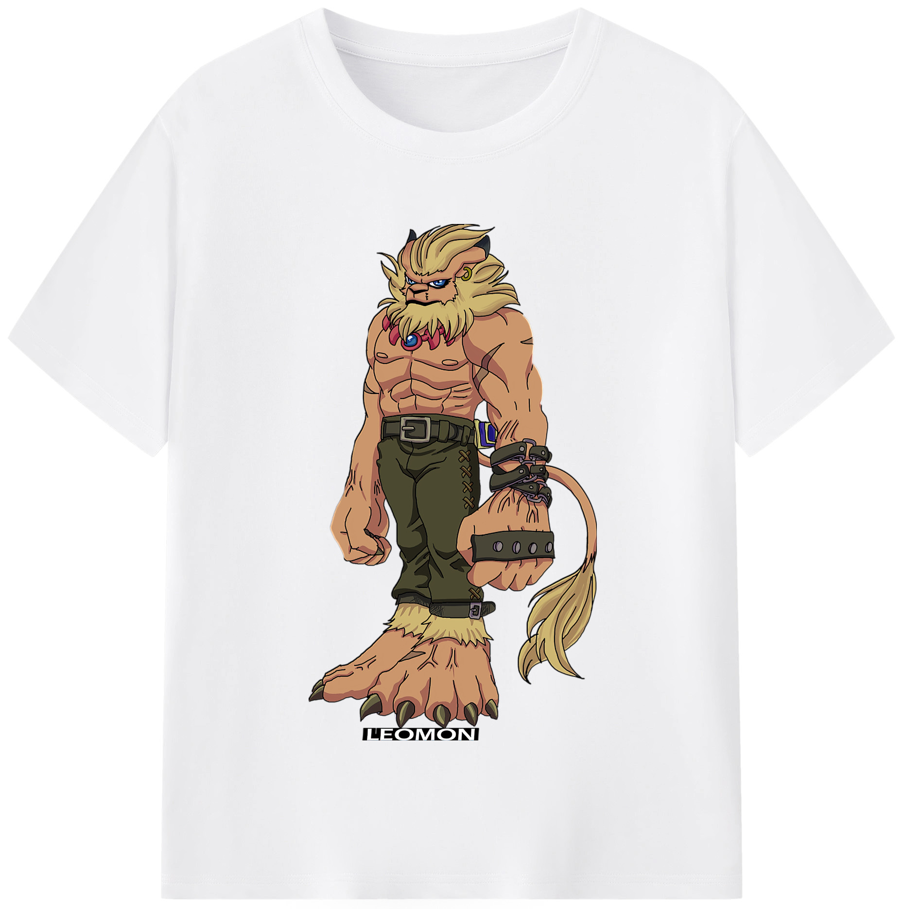 （画像用） Digimon デジタルモンスター/デジモン 綿100％半袖Tシャツ（フロントプリント）