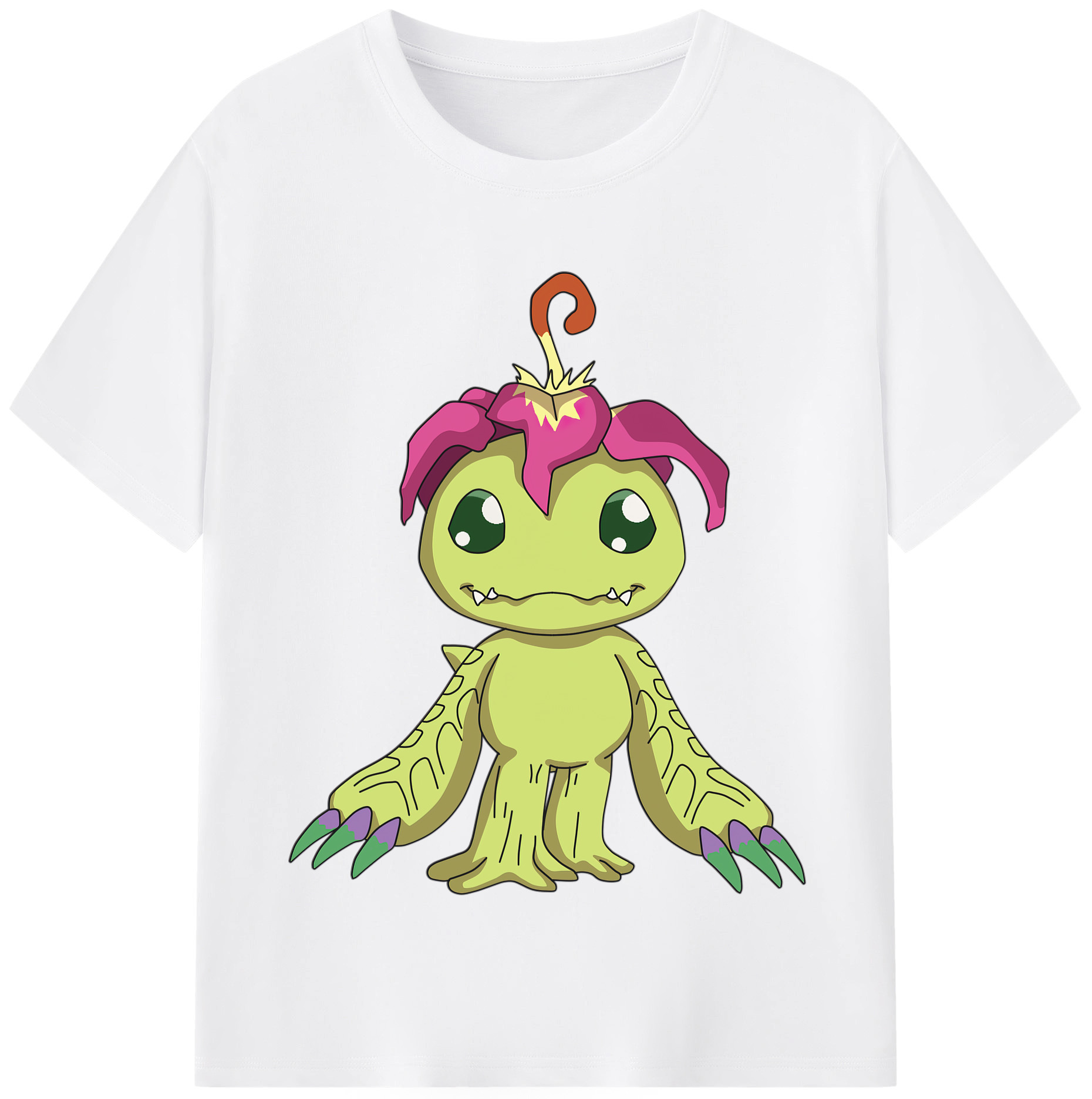 （画像用） Digimon デジタルモンスター/デジモン 綿100％半袖Tシャツ（フロントプリント）