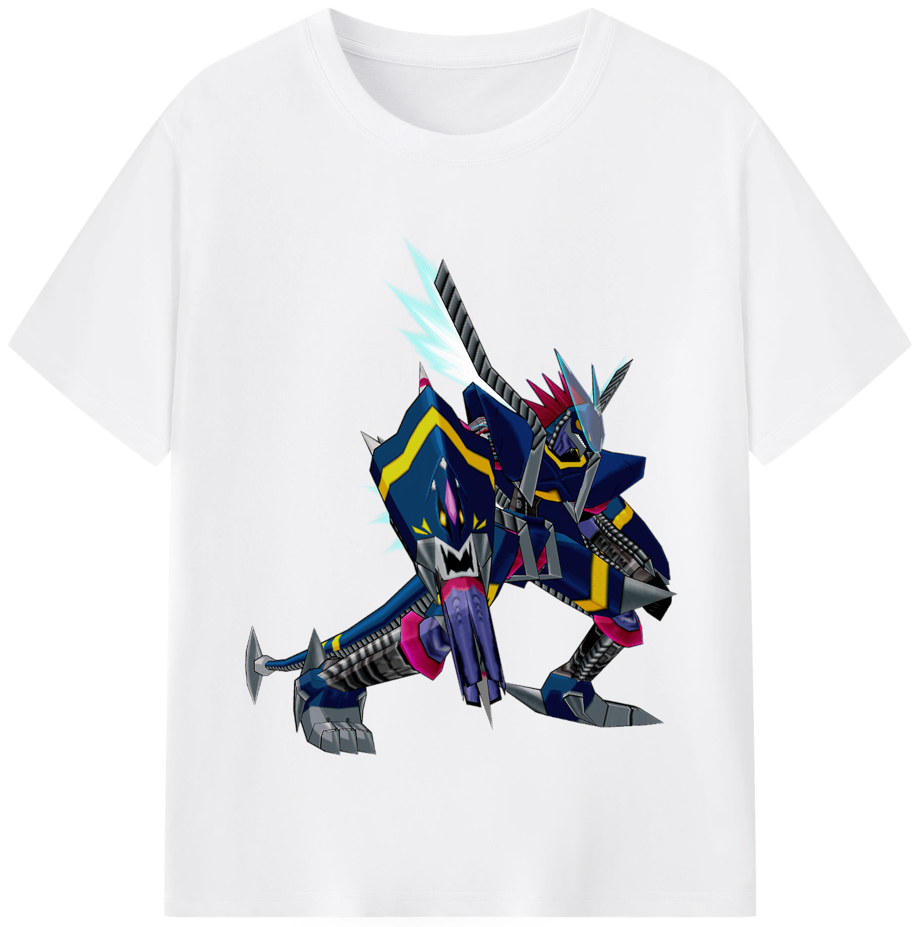 （画像用） Digimon デジタルモンスター/デジモン 綿100％半袖Tシャツ（フロントプリント）