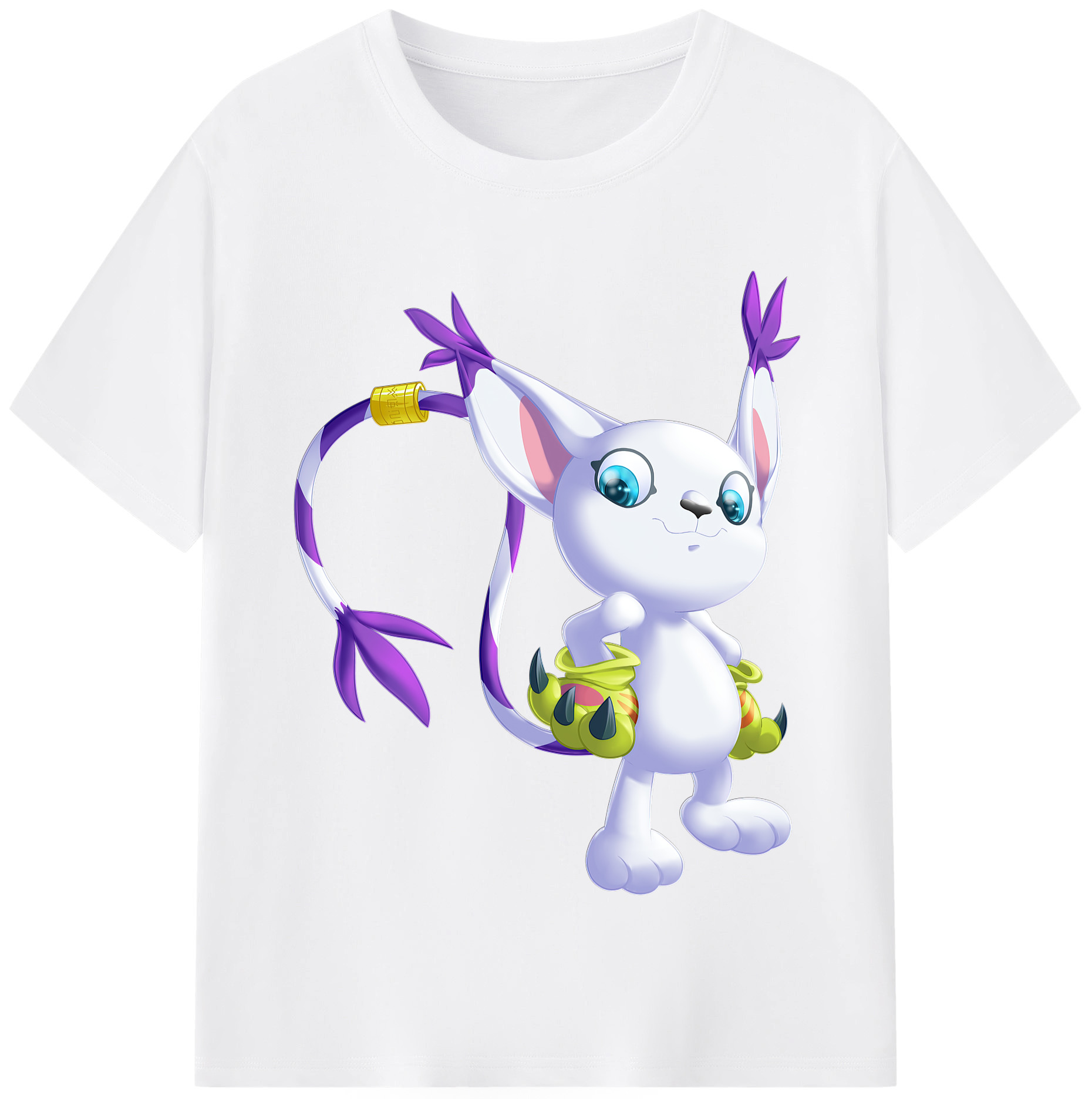 （画像用） Digimon デジタルモンスター/デジモン 綿100％半袖Tシャツ（フロントプリント）