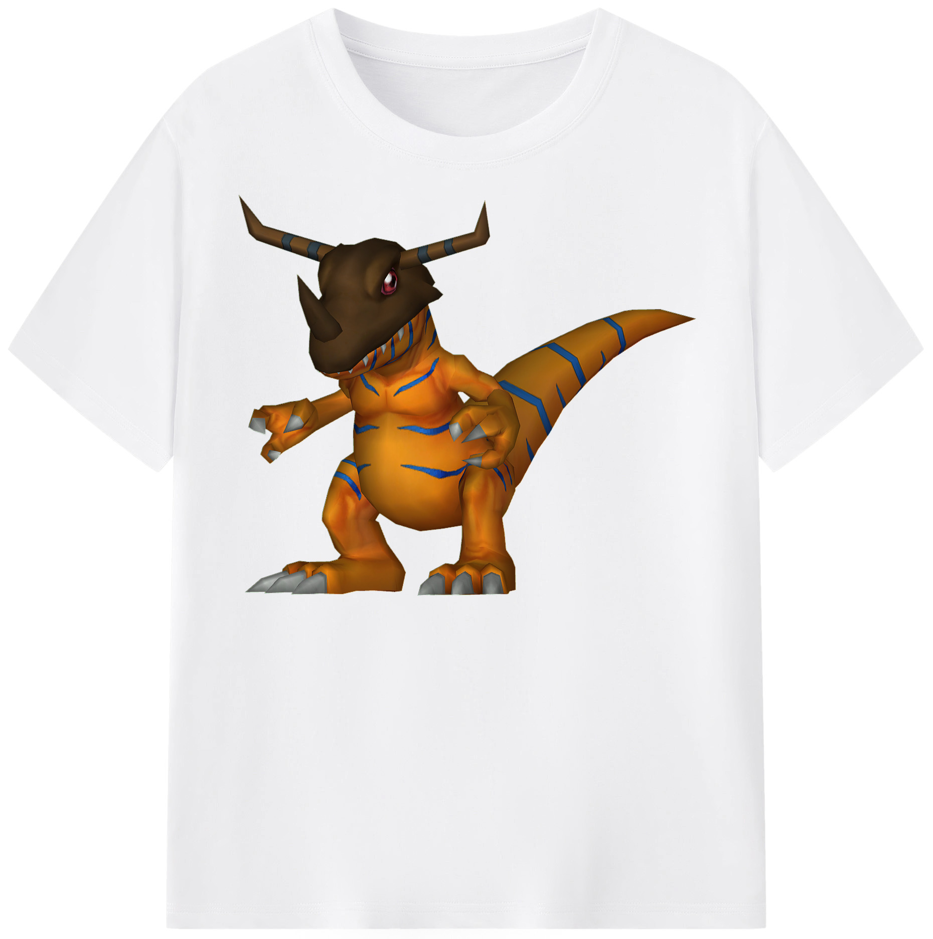 （画像用） Digimon デジタルモンスター/デジモン 綿100％半袖Tシャツ（フロントプリント）