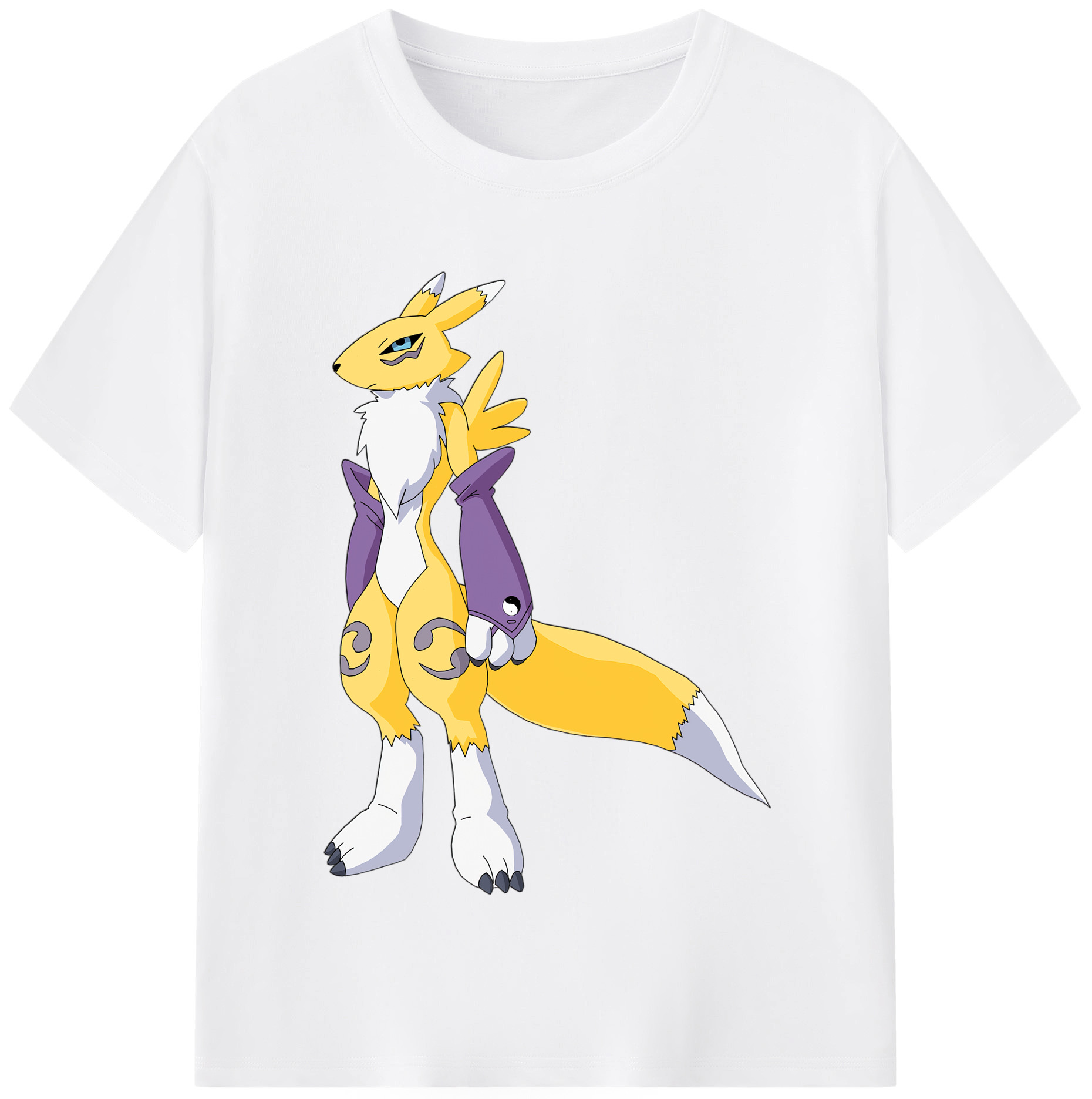 （画像用） Digimon デジタルモンスター/デジモン 綿100％半袖Tシャツ（フロントプリント）