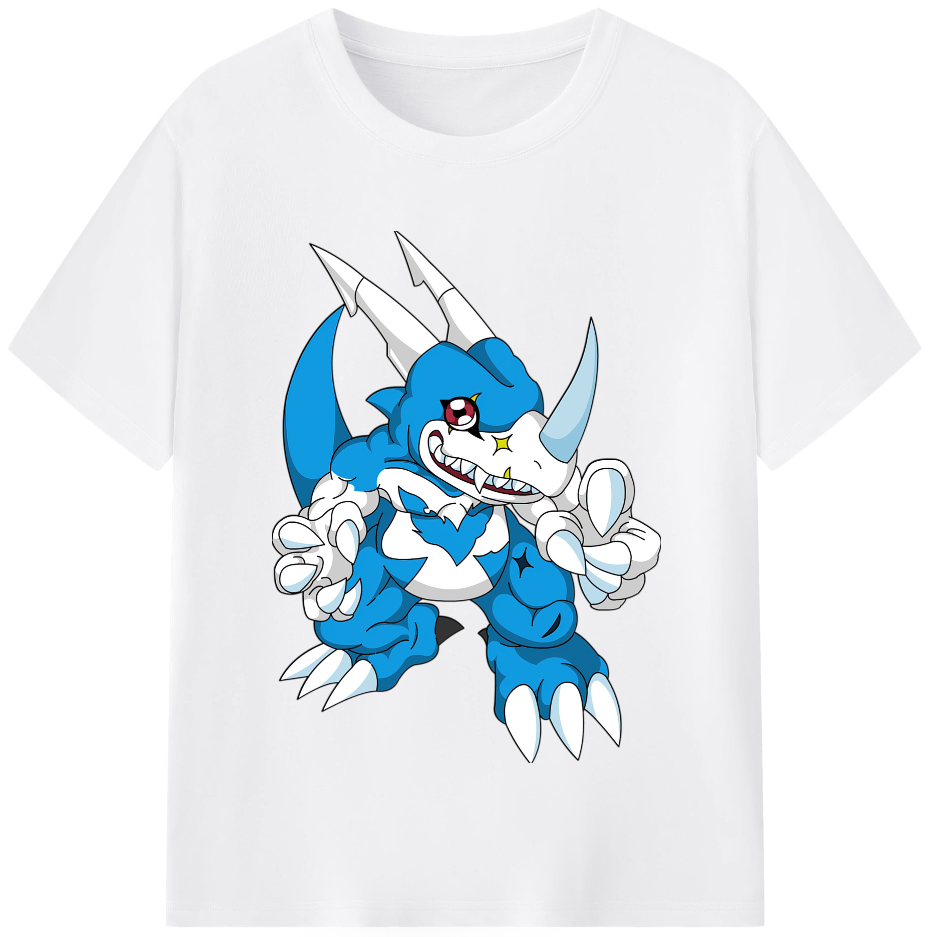 （画像用） Digimon デジタルモンスター/デジモン 綿100％半袖Tシャツ（フロントプリント）