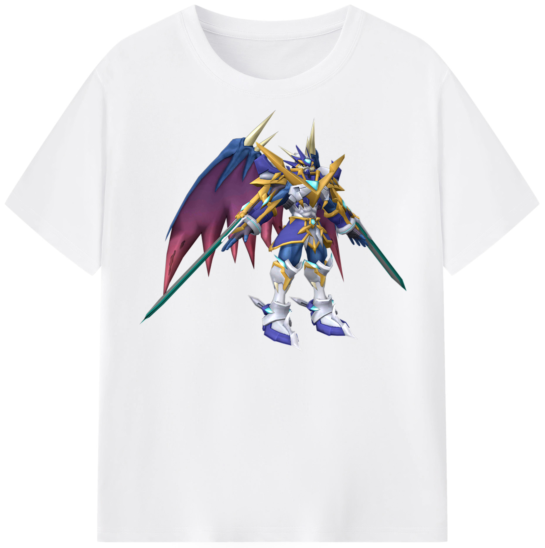 （画像用） Digimon デジタルモンスター/デジモン 綿100％半袖Tシャツ（フロントプリント）