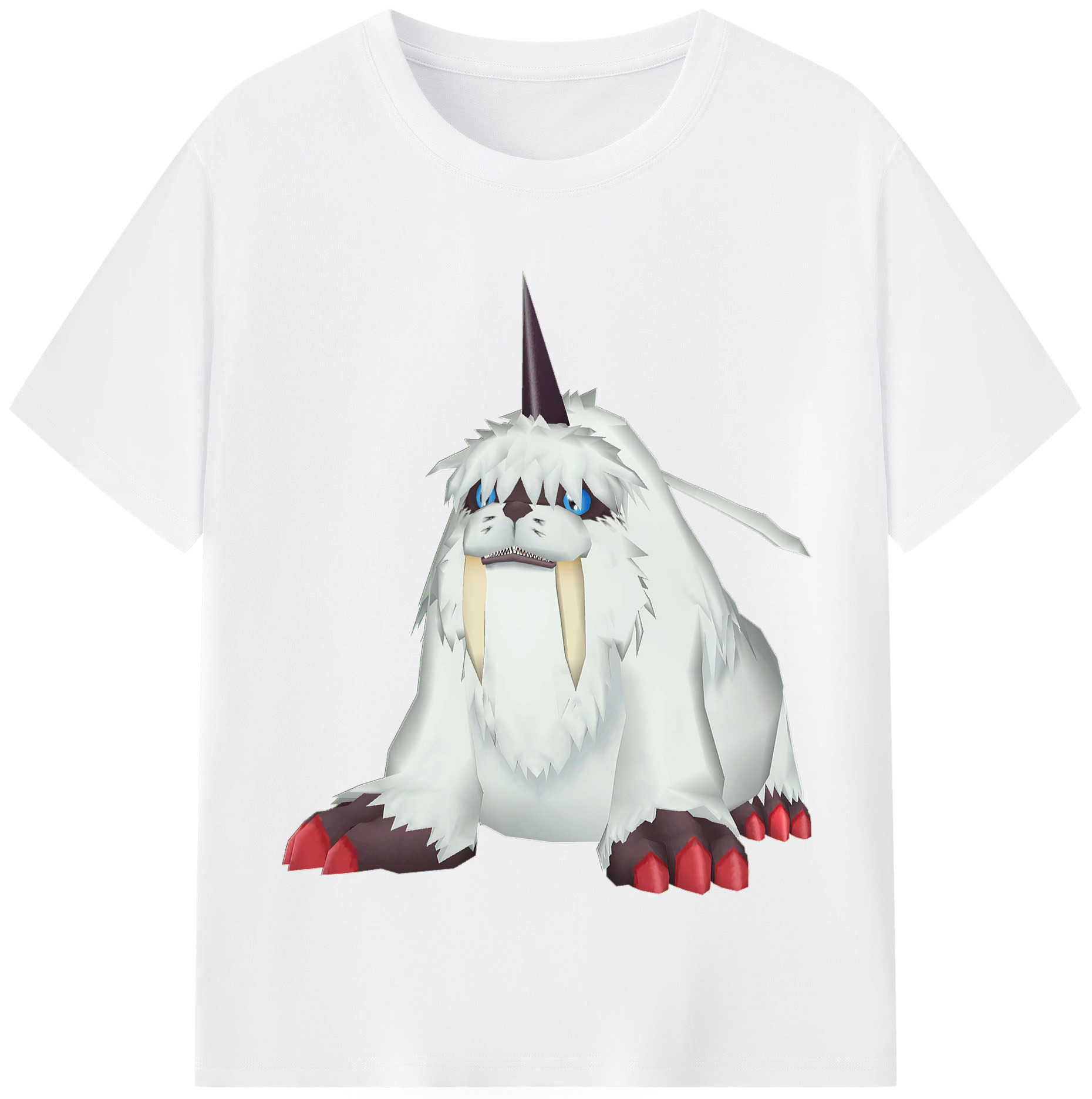 （画像用） Digimon デジタルモンスター/デジモン 綿100％半袖Tシャツ（フロントプリント）