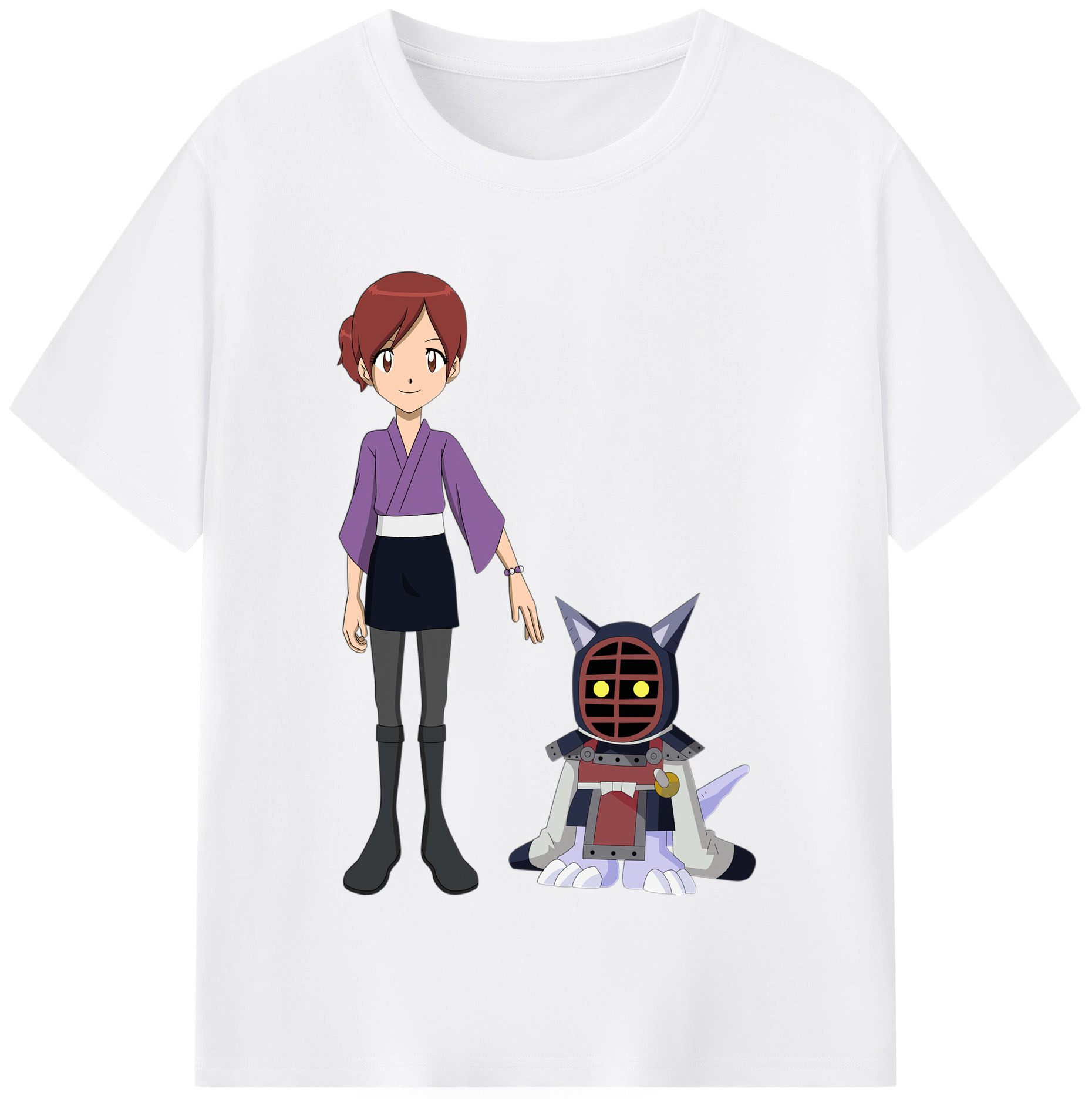 （画像用） Digimon デジタルモンスター/デジモン 綿100％半袖Tシャツ（フロントプリント）