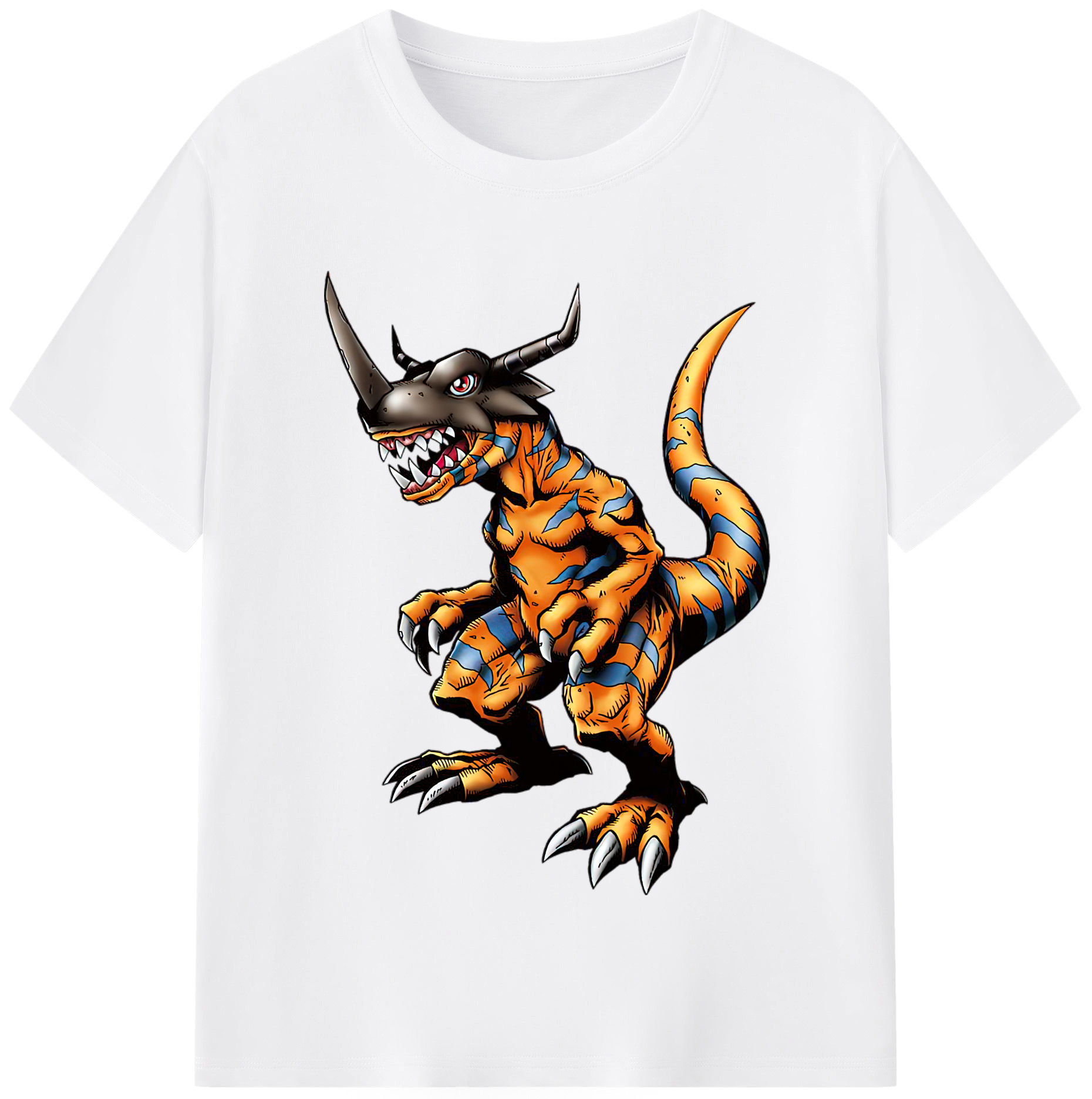 （画像用） Digimon デジタルモンスター/デジモン 綿100％半袖Tシャツ（フロントプリント）