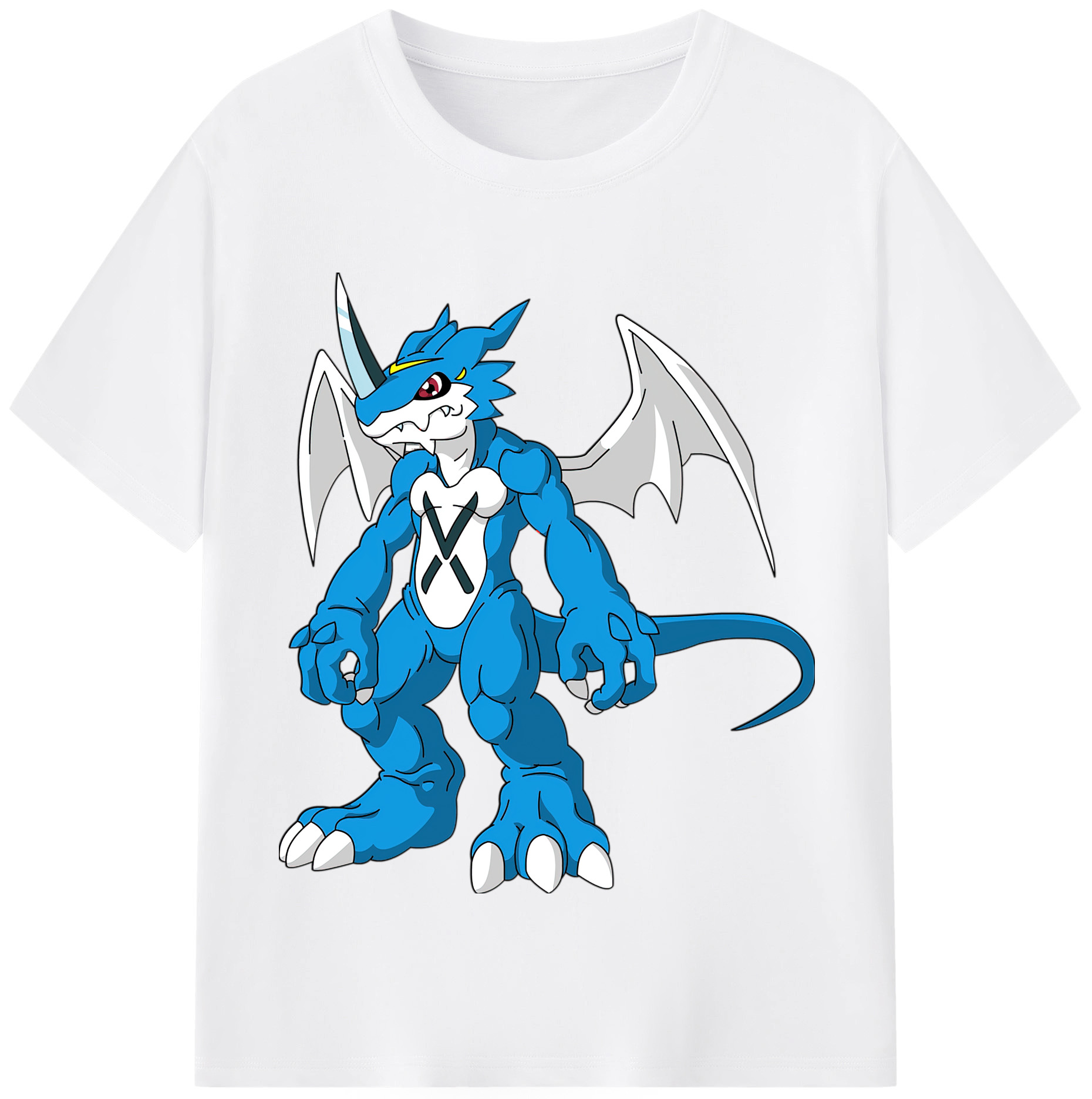 （画像用） Digimon デジタルモンスター/デジモン 綿100％半袖Tシャツ（フロントプリント）