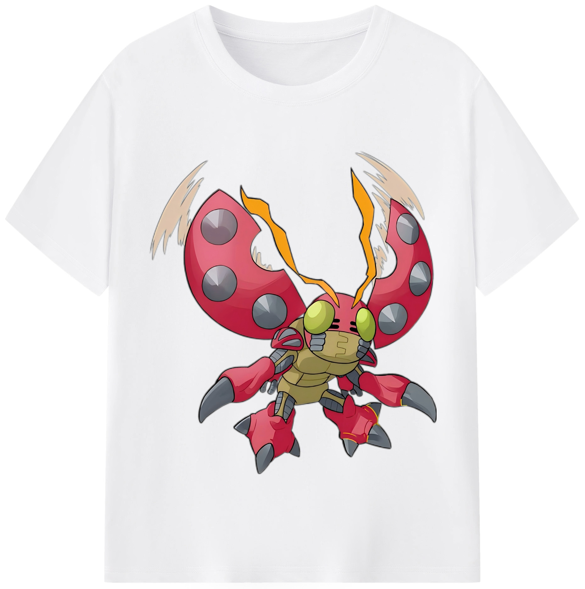 （画像用） Digimon デジタルモンスター/デジモン 綿100％半袖Tシャツ（フロントプリント）