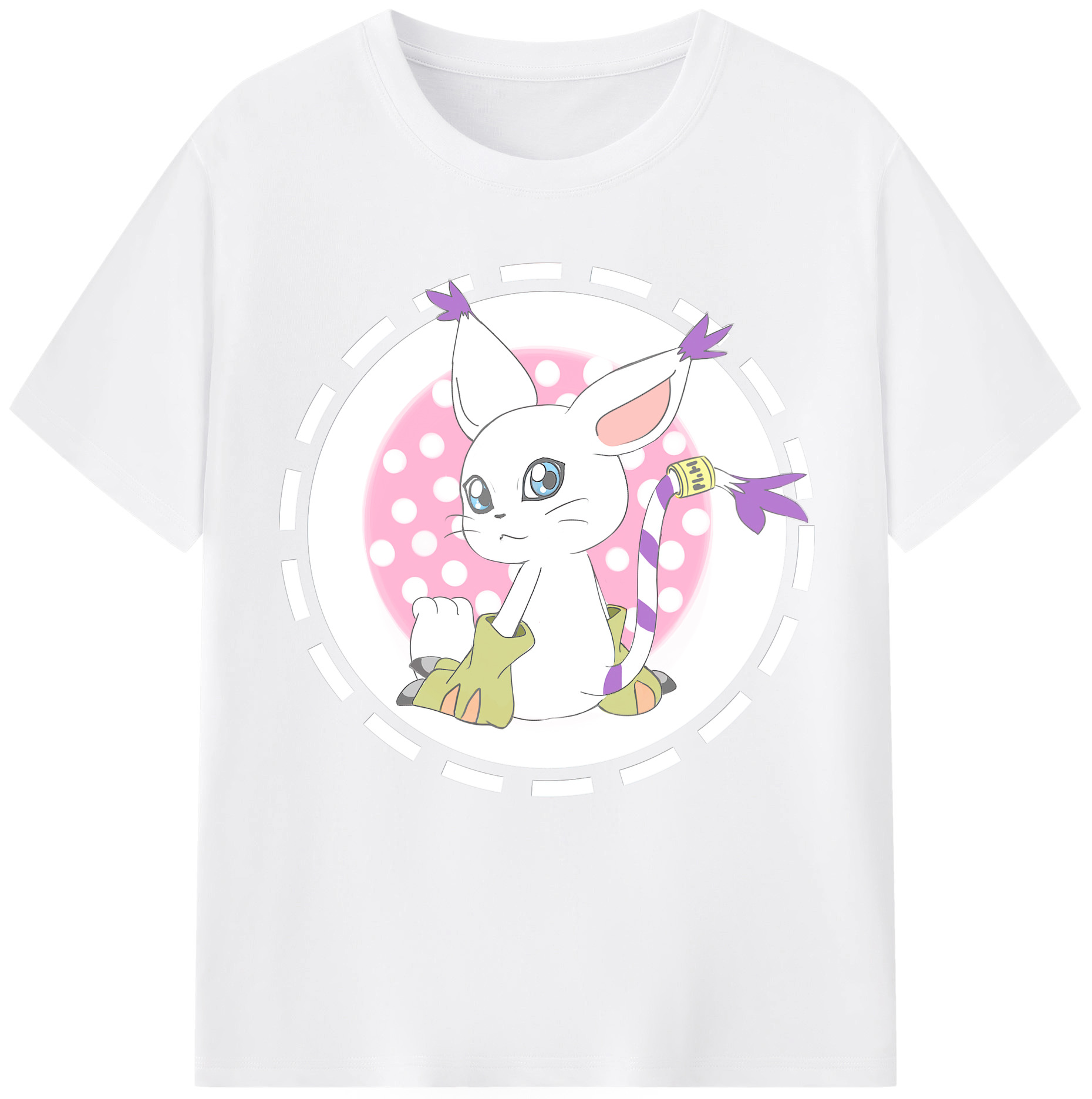 （画像用） Digimon デジタルモンスター/デジモン 綿100％半袖Tシャツ（フロントプリント）