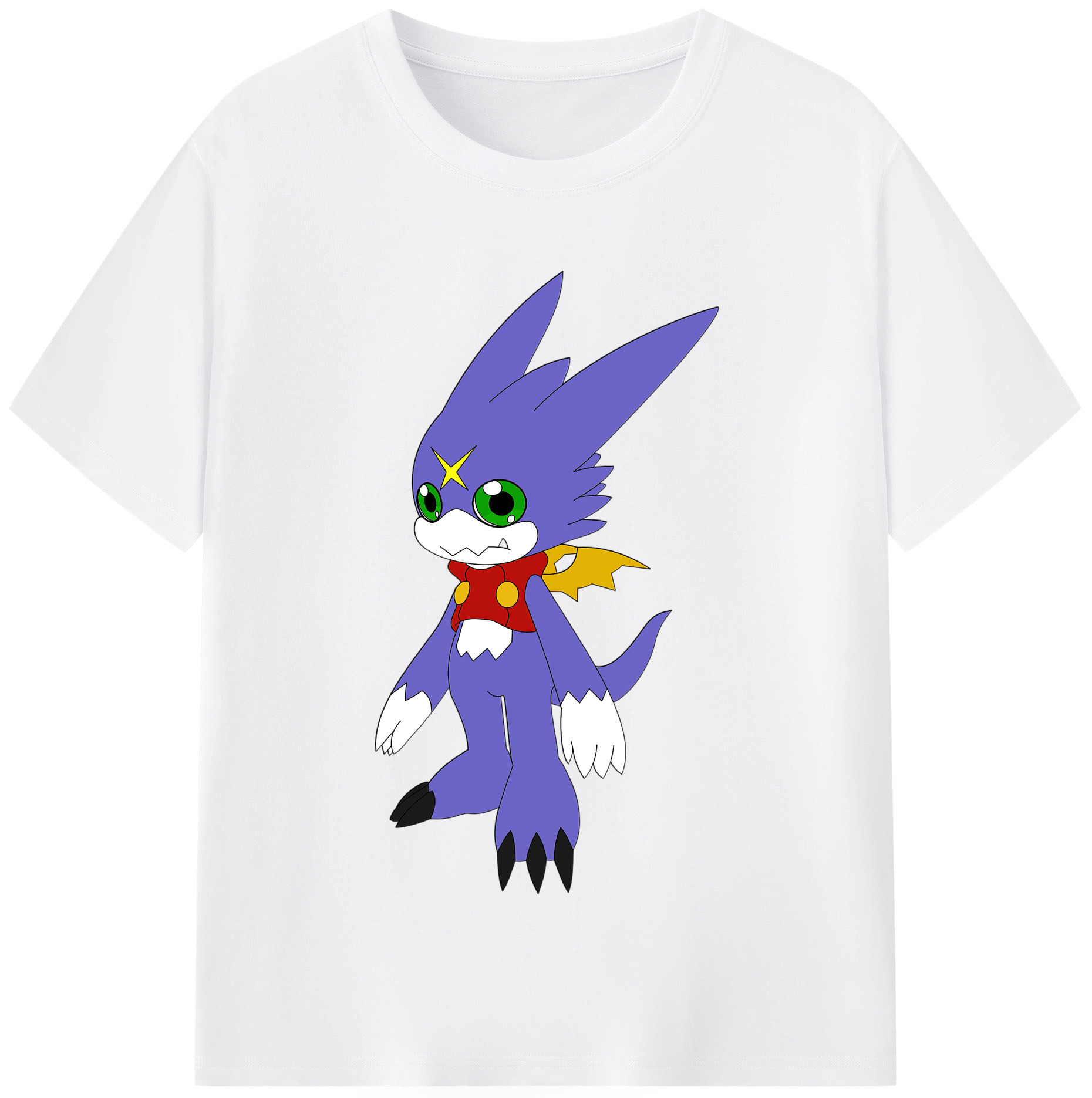 （画像用） Digimon デジタルモンスター/デジモン 綿100％半袖Tシャツ（フロントプリント）