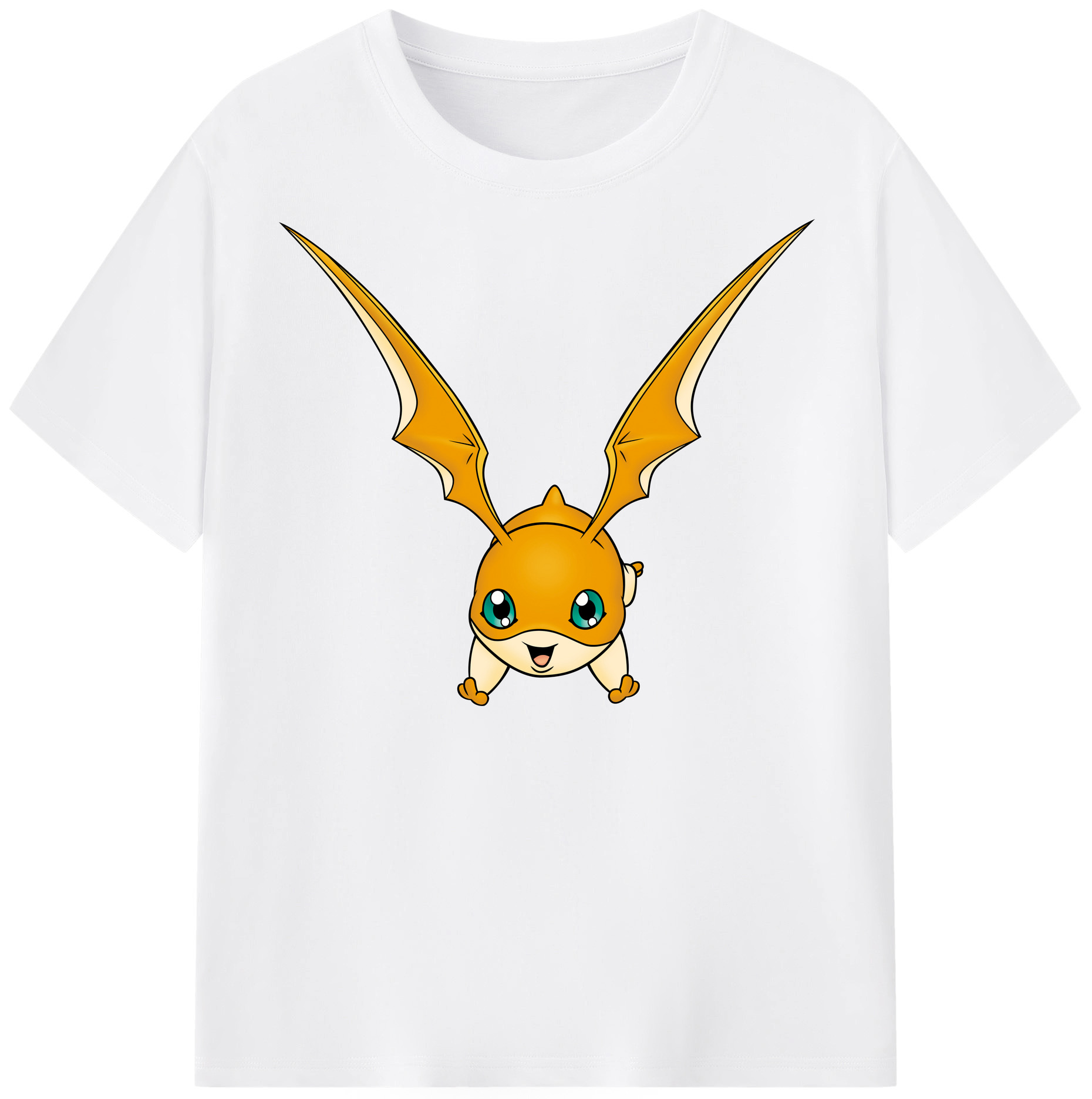 （画像用） Digimon デジタルモンスター/デジモン 綿100％半袖Tシャツ（フロントプリント）