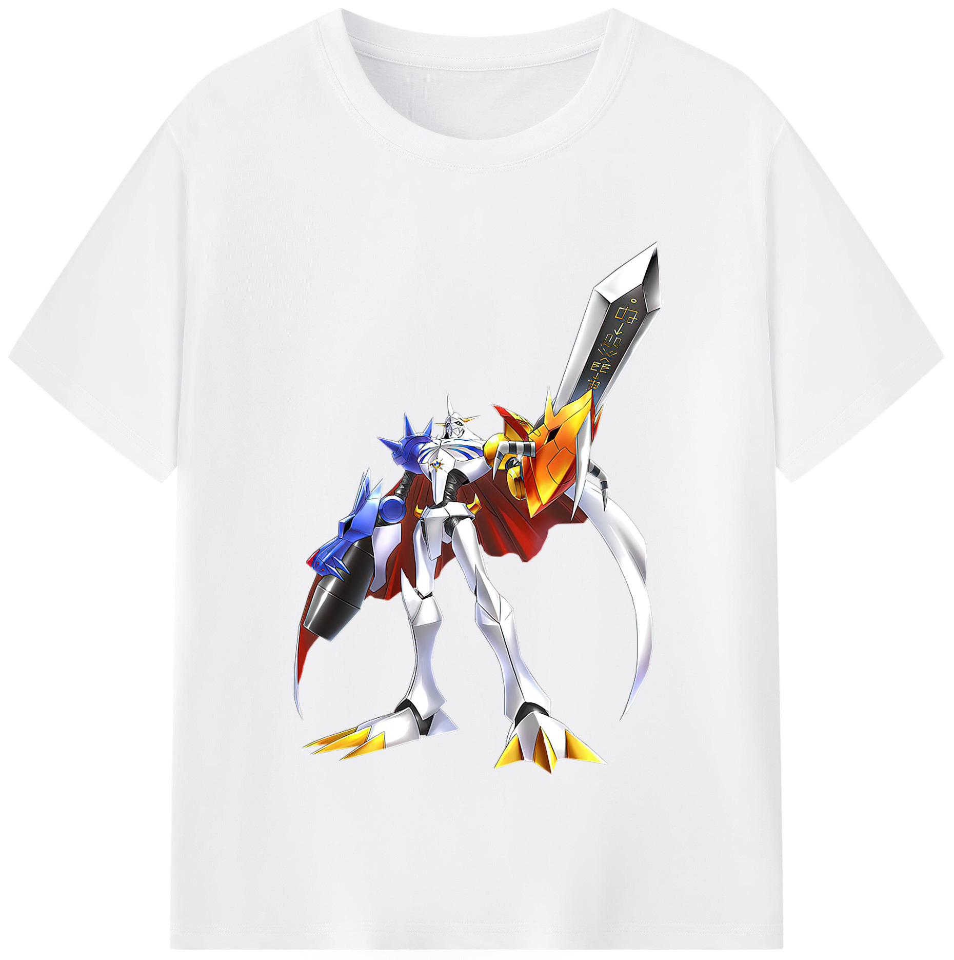 （画像用） Digimon デジタルモンスター/デジモン 綿100％半袖Tシャツ（フロントプリント）