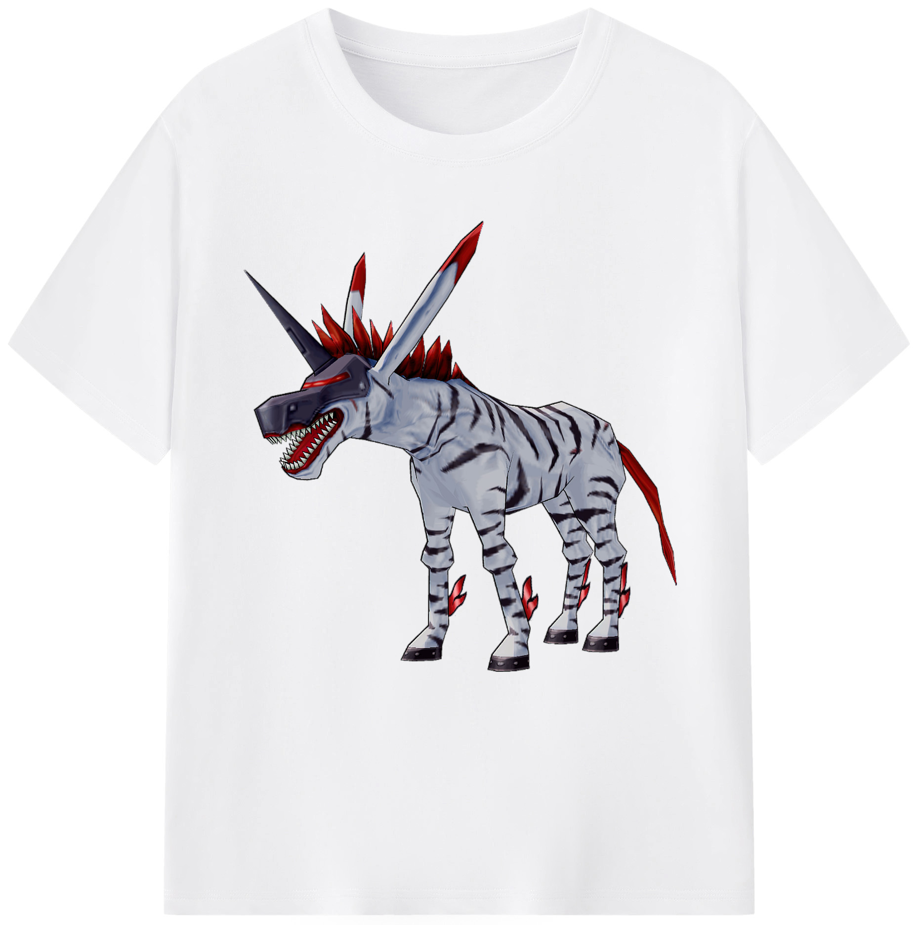 （画像用） Digimon デジタルモンスター/デジモン 綿100％半袖Tシャツ（フロントプリント）