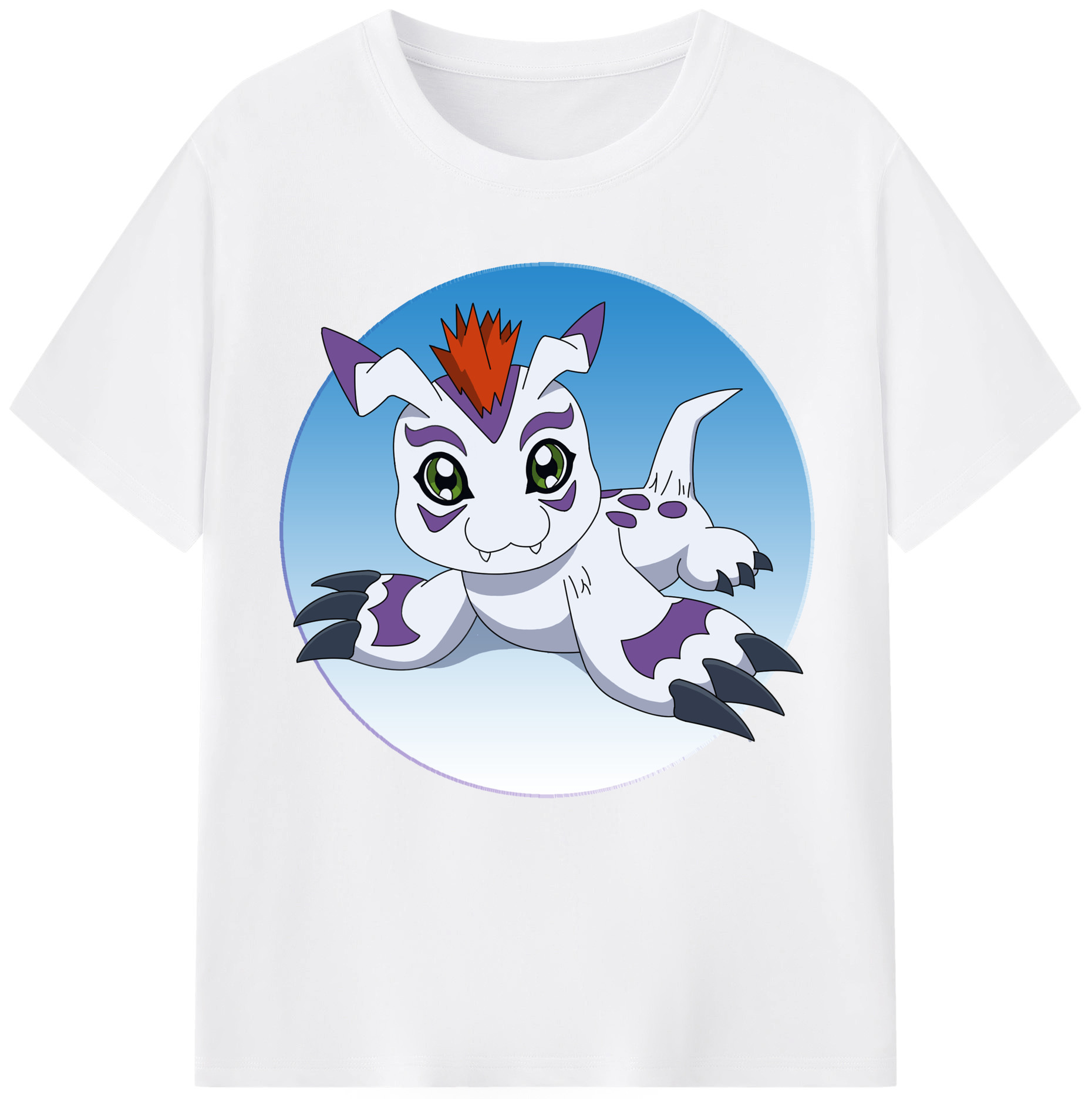 （画像用） Digimon デジタルモンスター/デジモン 綿100％半袖Tシャツ（フロントプリント）