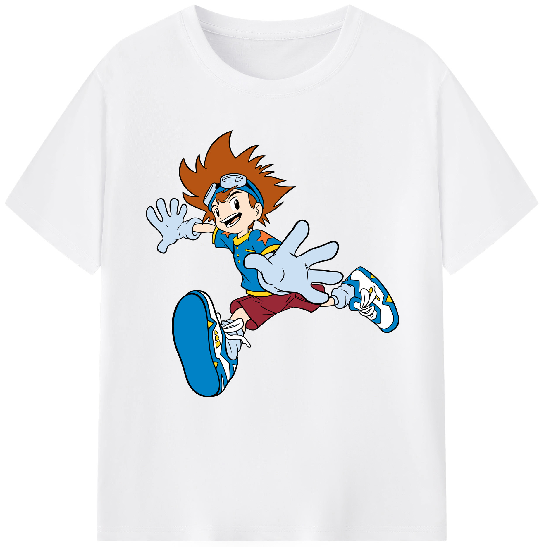 （画像用） Digimon デジタルモンスター/デジモン 綿100％半袖Tシャツ（フロントプリント）