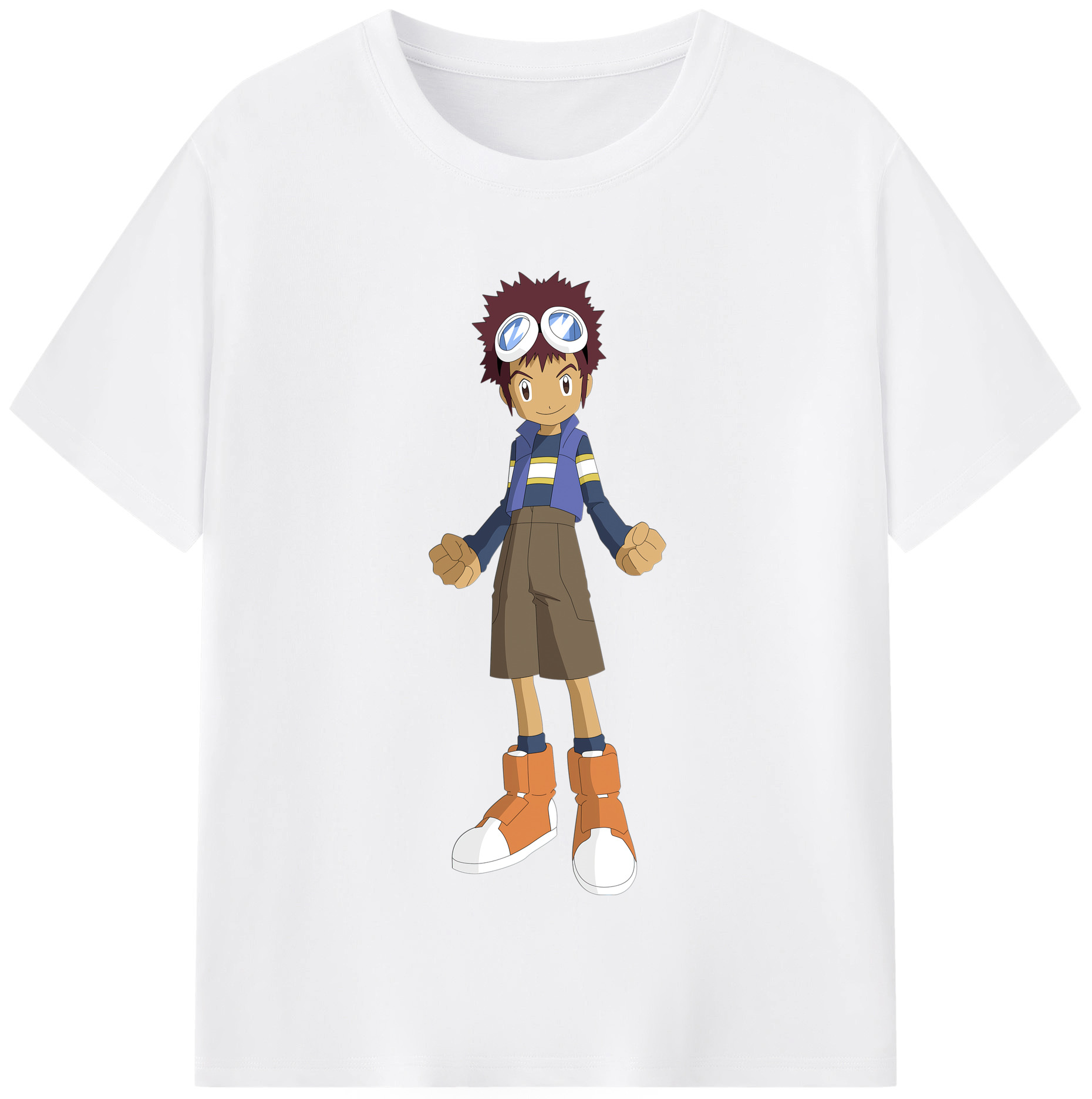 （画像用） Digimon デジタルモンスター/デジモン 綿100％半袖Tシャツ（フロントプリント）
