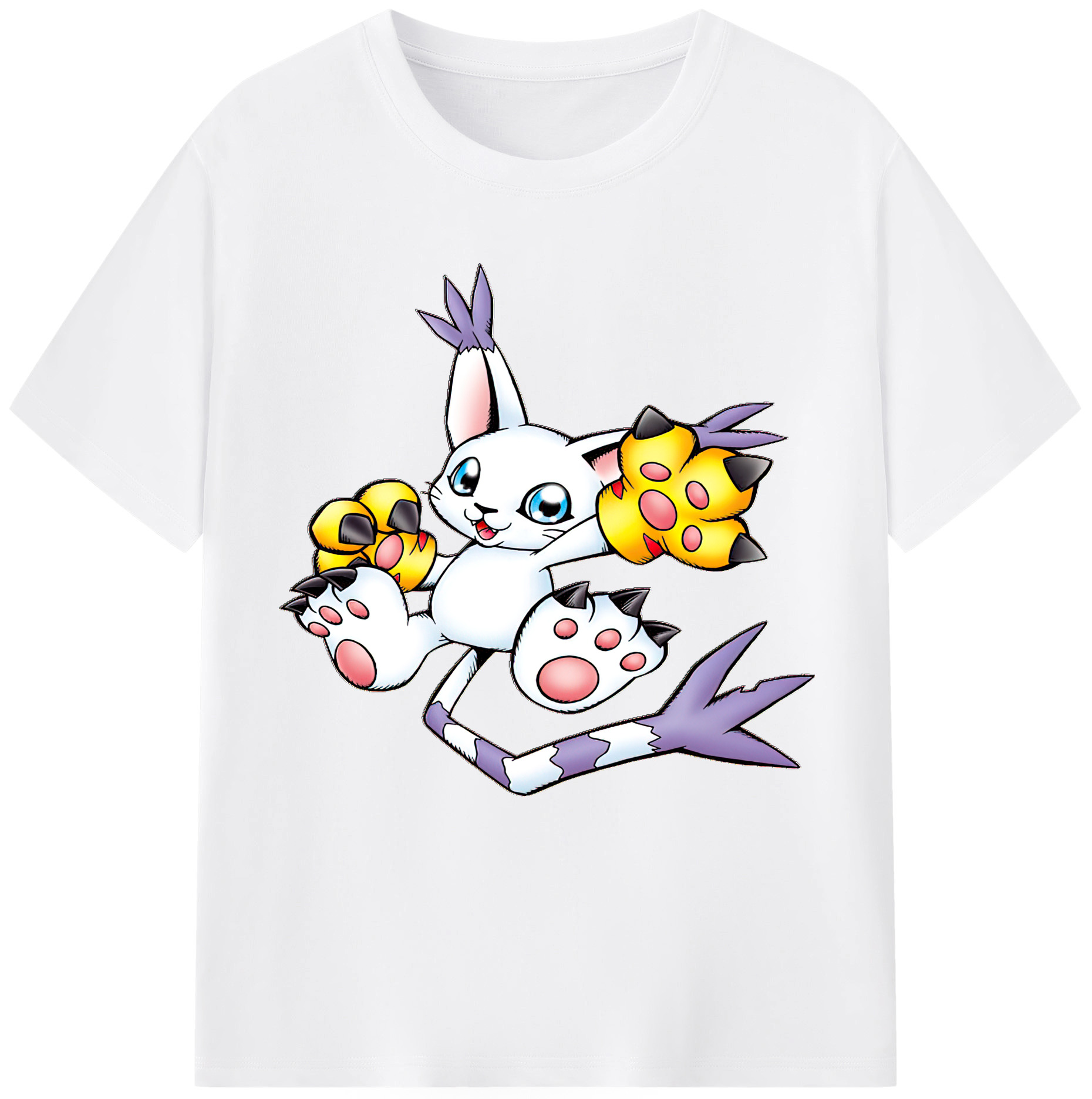 （画像用） Digimon デジタルモンスター/デジモン 綿100％半袖Tシャツ（フロントプリント）