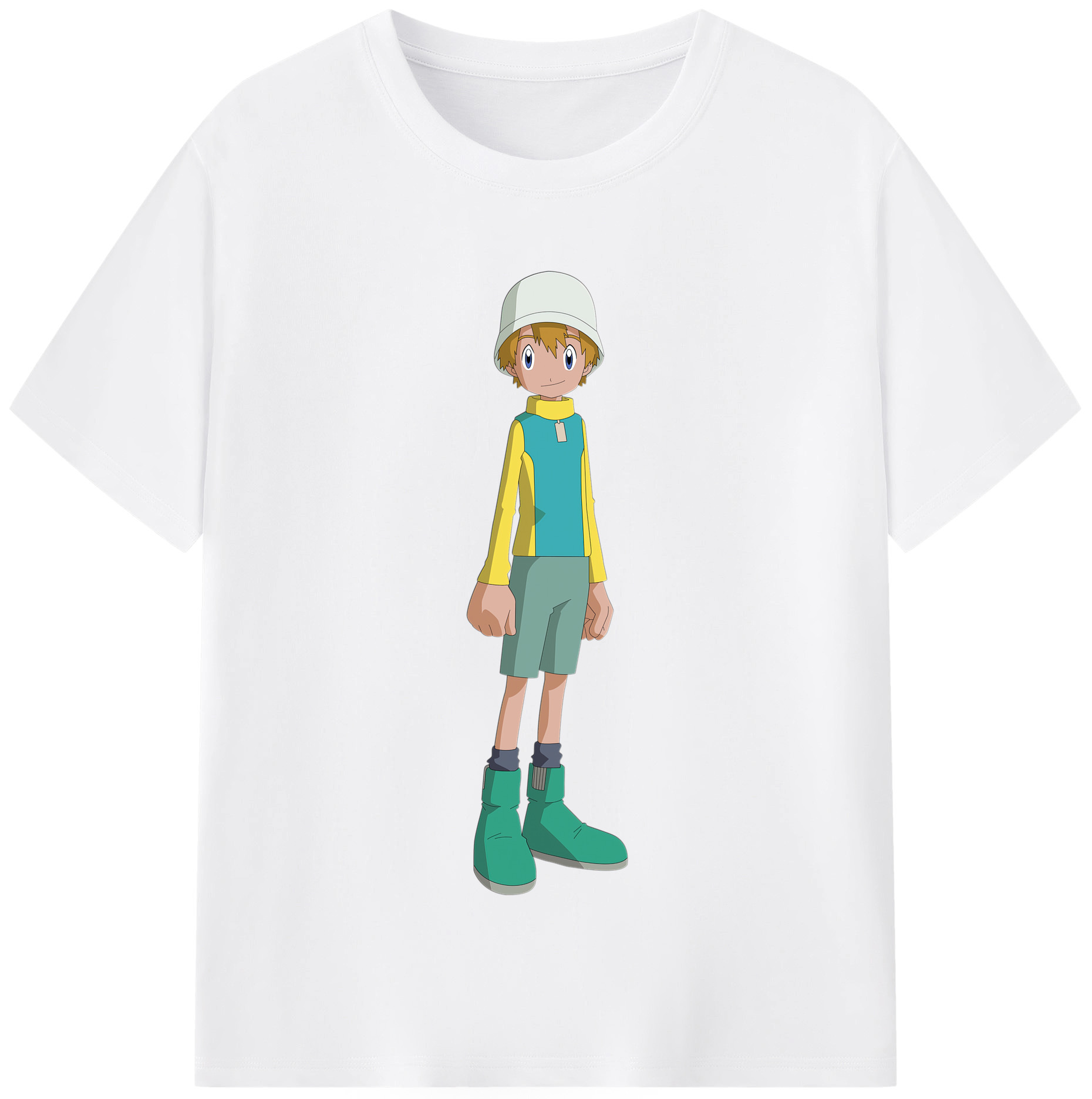 （画像用） Digimon デジタルモンスター/デジモン 綿100％半袖Tシャツ（フロントプリント）