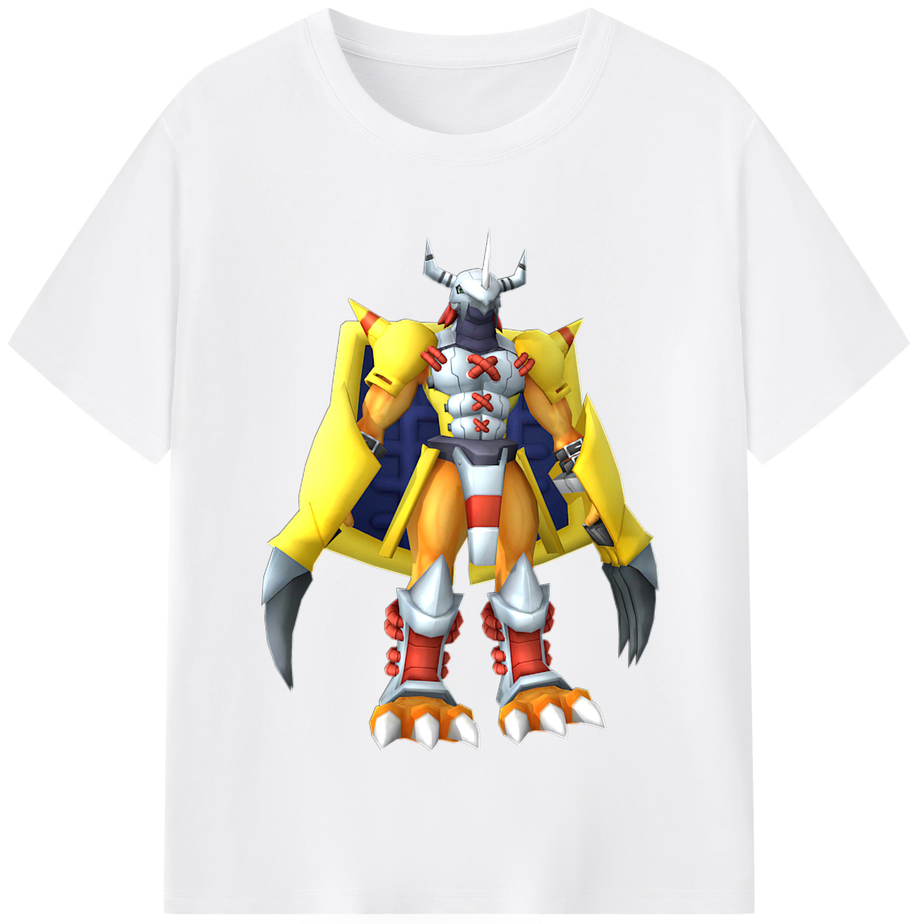 （画像用） Digimon デジタルモンスター/デジモン 綿100％半袖Tシャツ（フロントプリント）