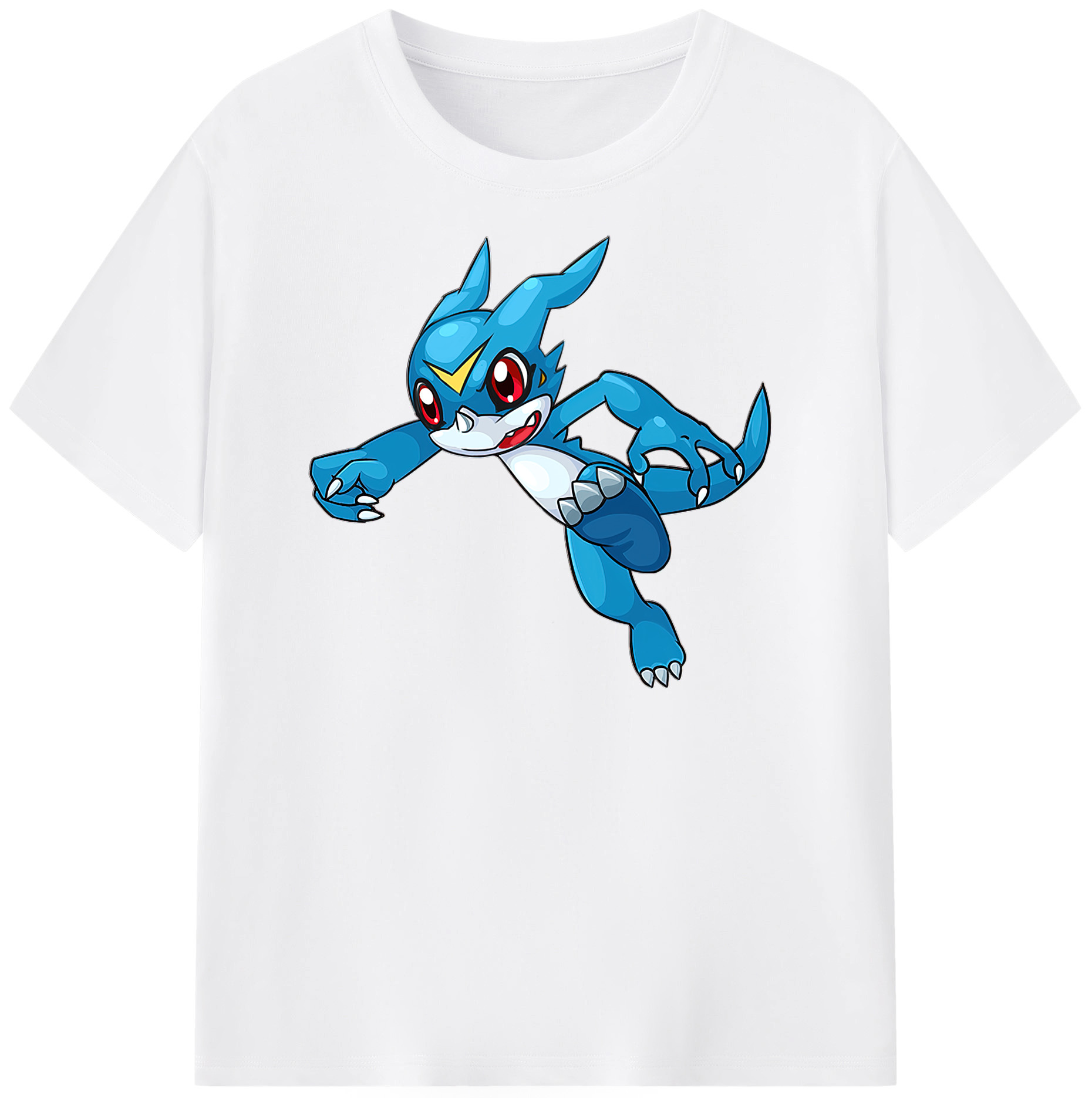 （画像用） Digimon デジタルモンスター/デジモン 綿100％半袖Tシャツ（フロントプリント）