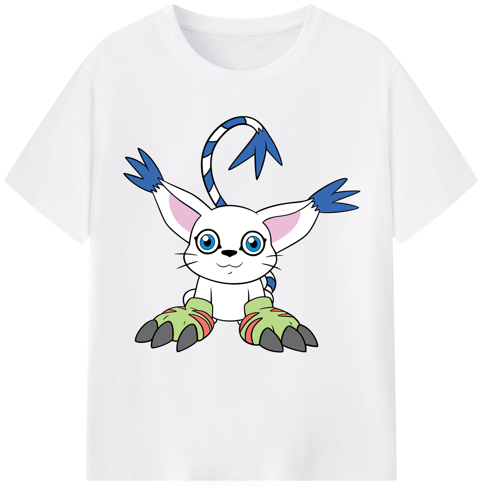 （画像用） Digimon デジタルモンスター/デジモン 綿100％半袖Tシャツ（フロントプリント）