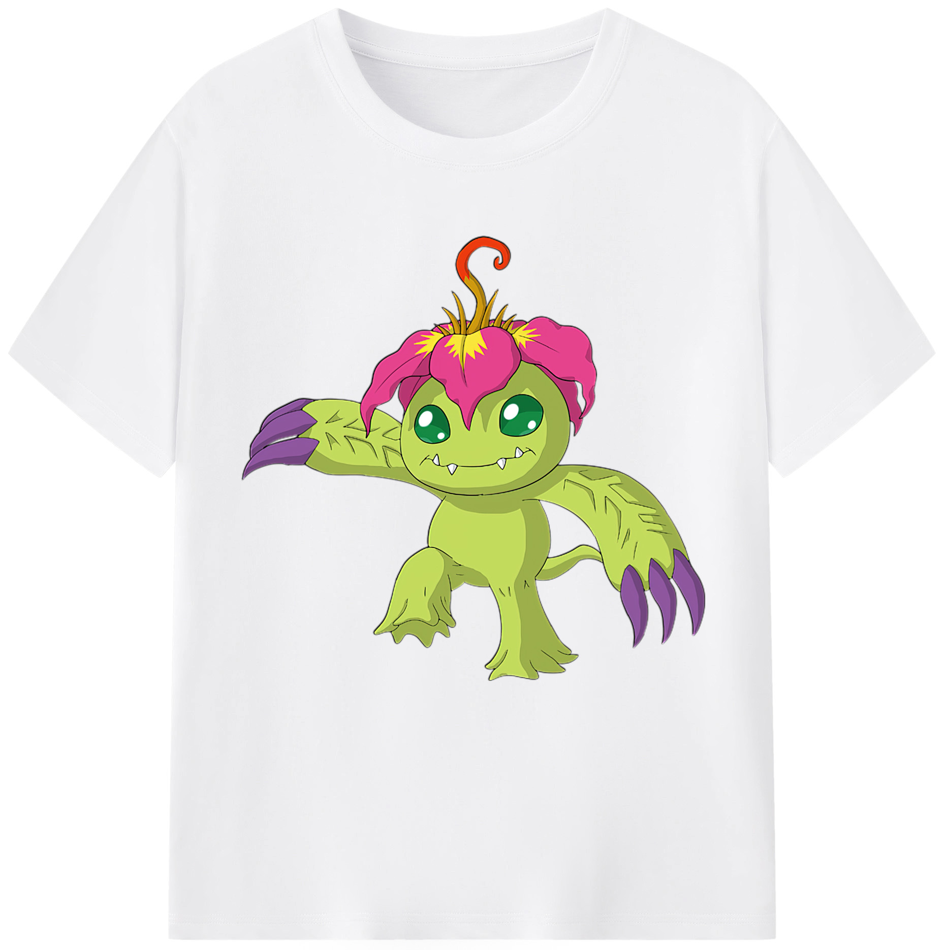 （画像用） Digimon デジタルモンスター/デジモン 綿100％半袖Tシャツ（フロントプリント）