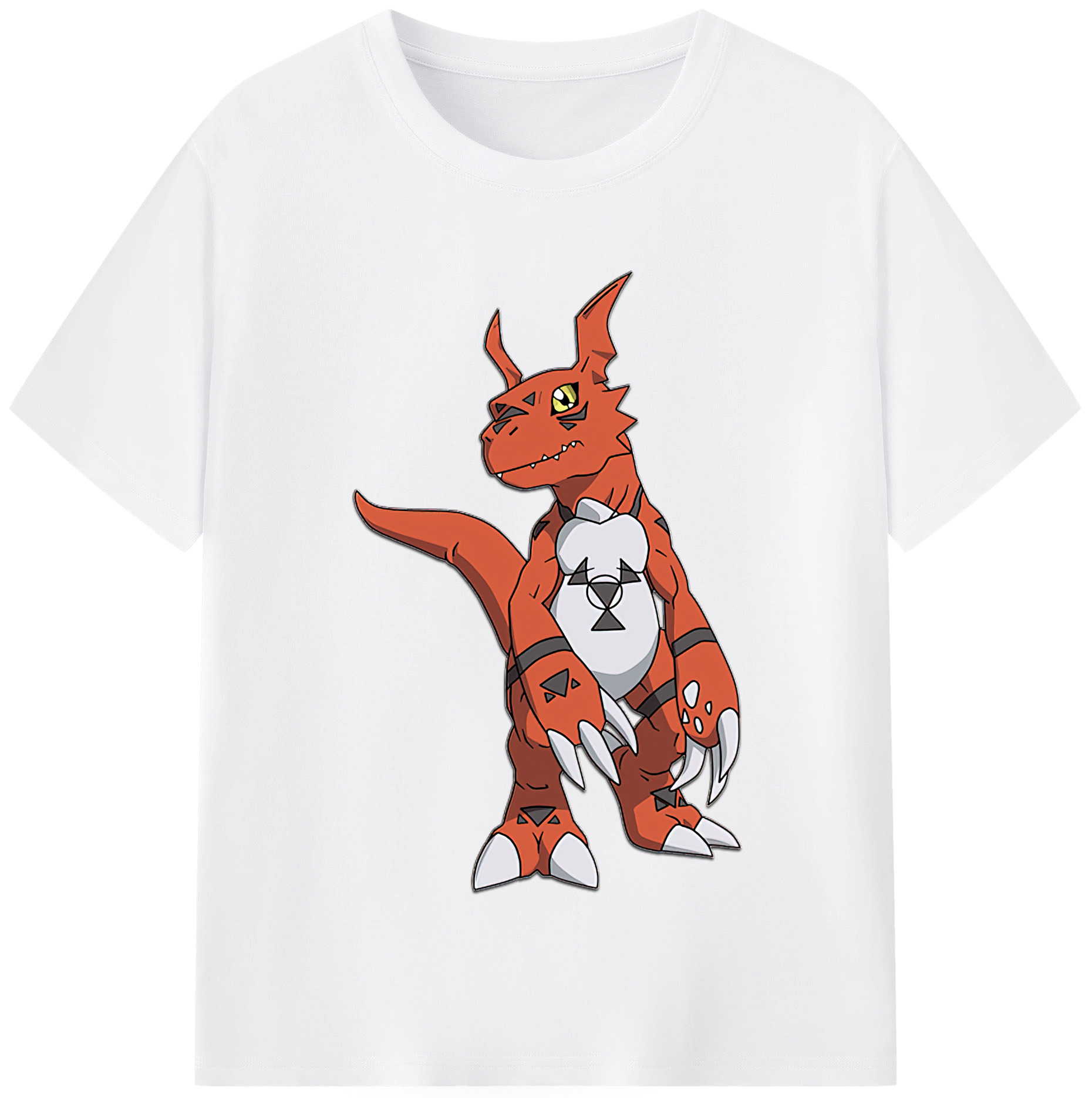 （画像用） Digimon デジタルモンスター/デジモン 綿100％半袖Tシャツ（フロントプリント）