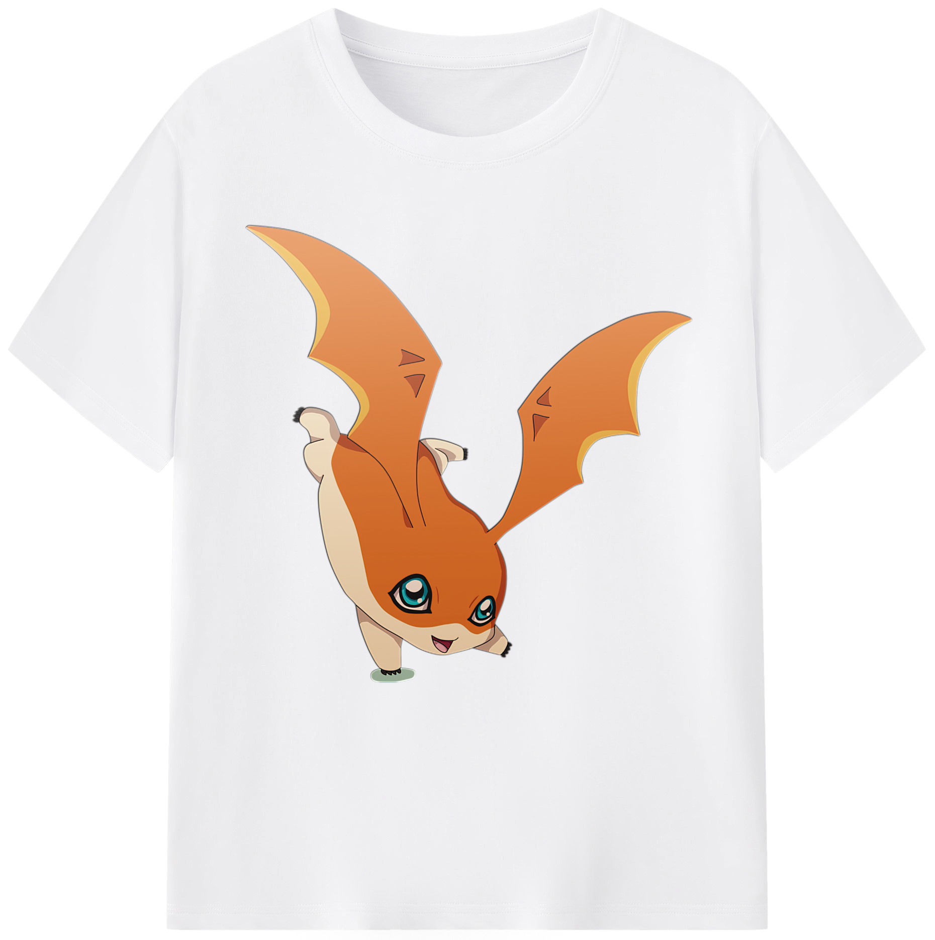 （画像用） Digimon デジタルモンスター/デジモン 綿100％半袖Tシャツ（フロントプリント）