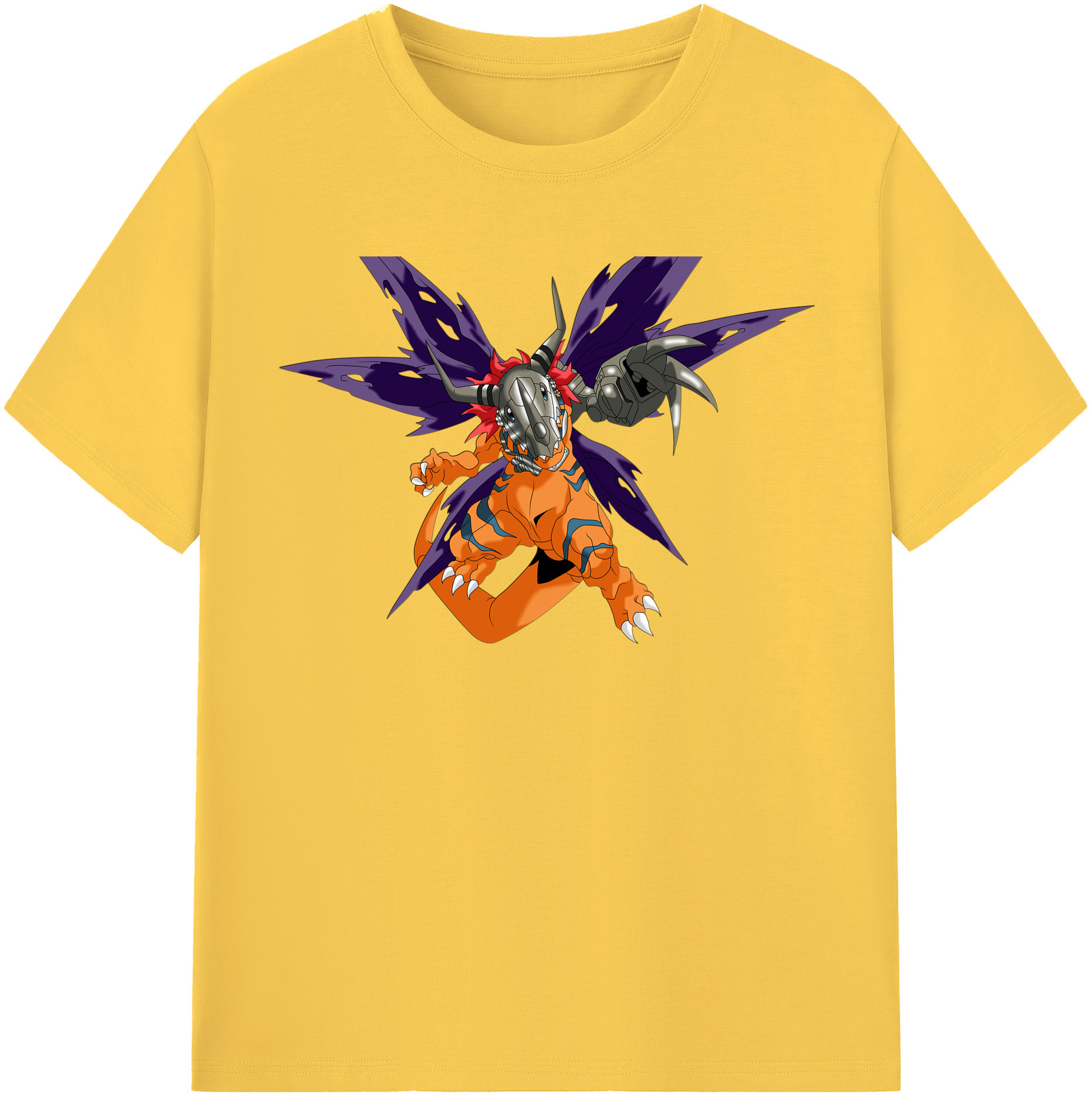 （画像用） Digimon デジタルモンスター/デジモン 綿100％半袖Tシャツ（フロントプリント）