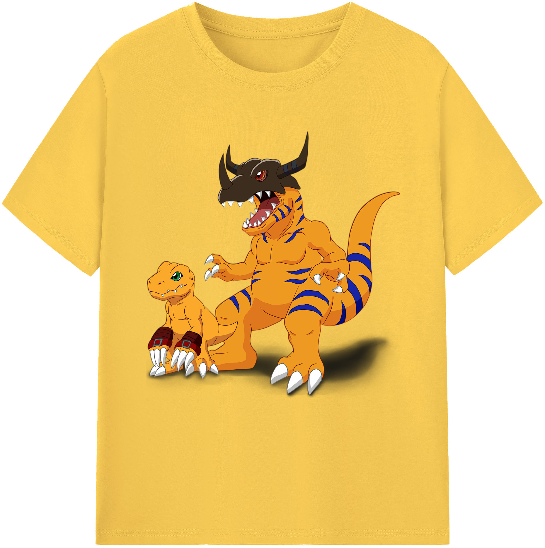 （画像用） Digimon デジタルモンスター/デジモン 綿100％半袖Tシャツ（フロントプリント）