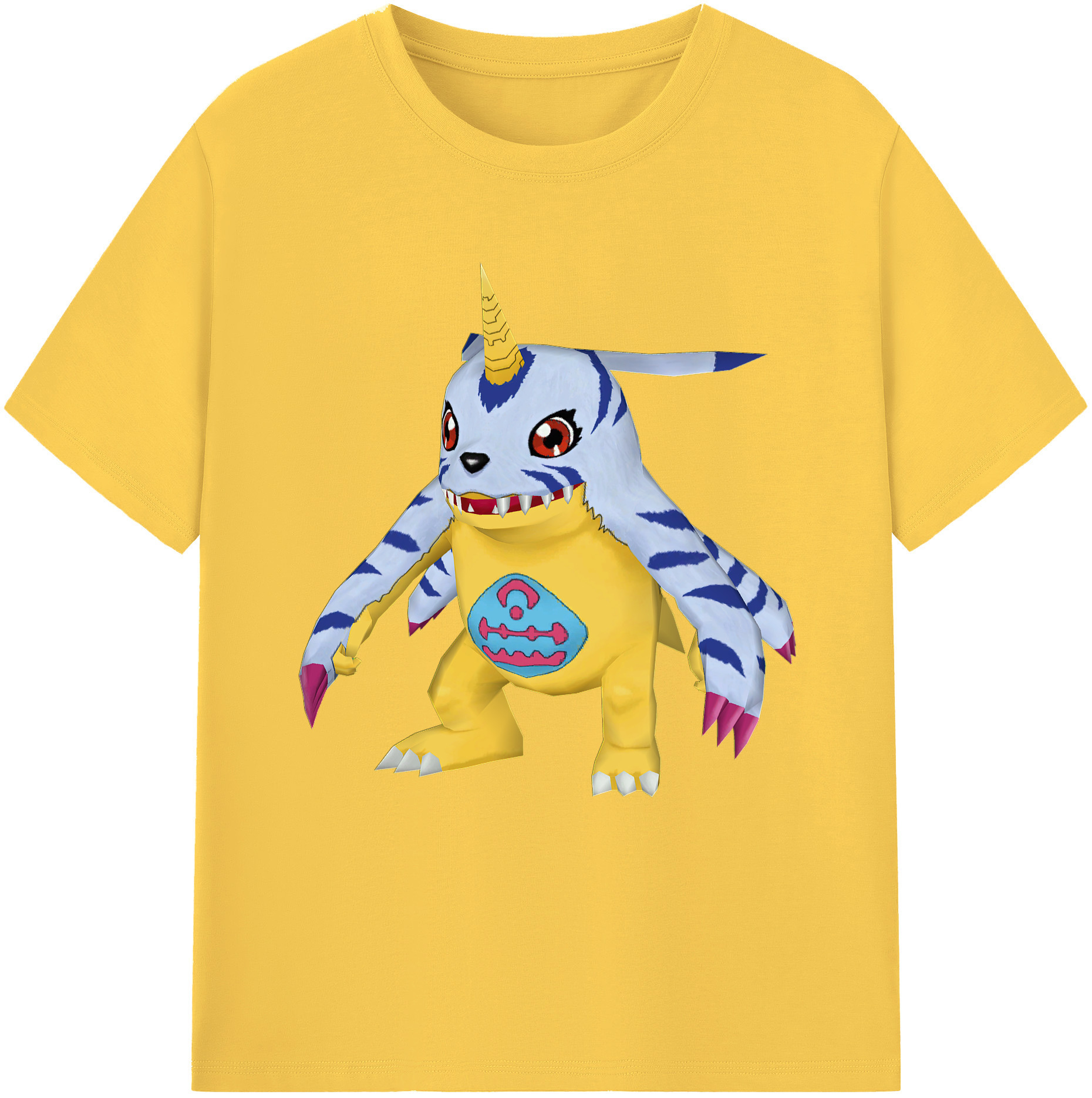 （画像用） Digimon デジタルモンスター/デジモン 綿100％半袖Tシャツ（フロントプリント）