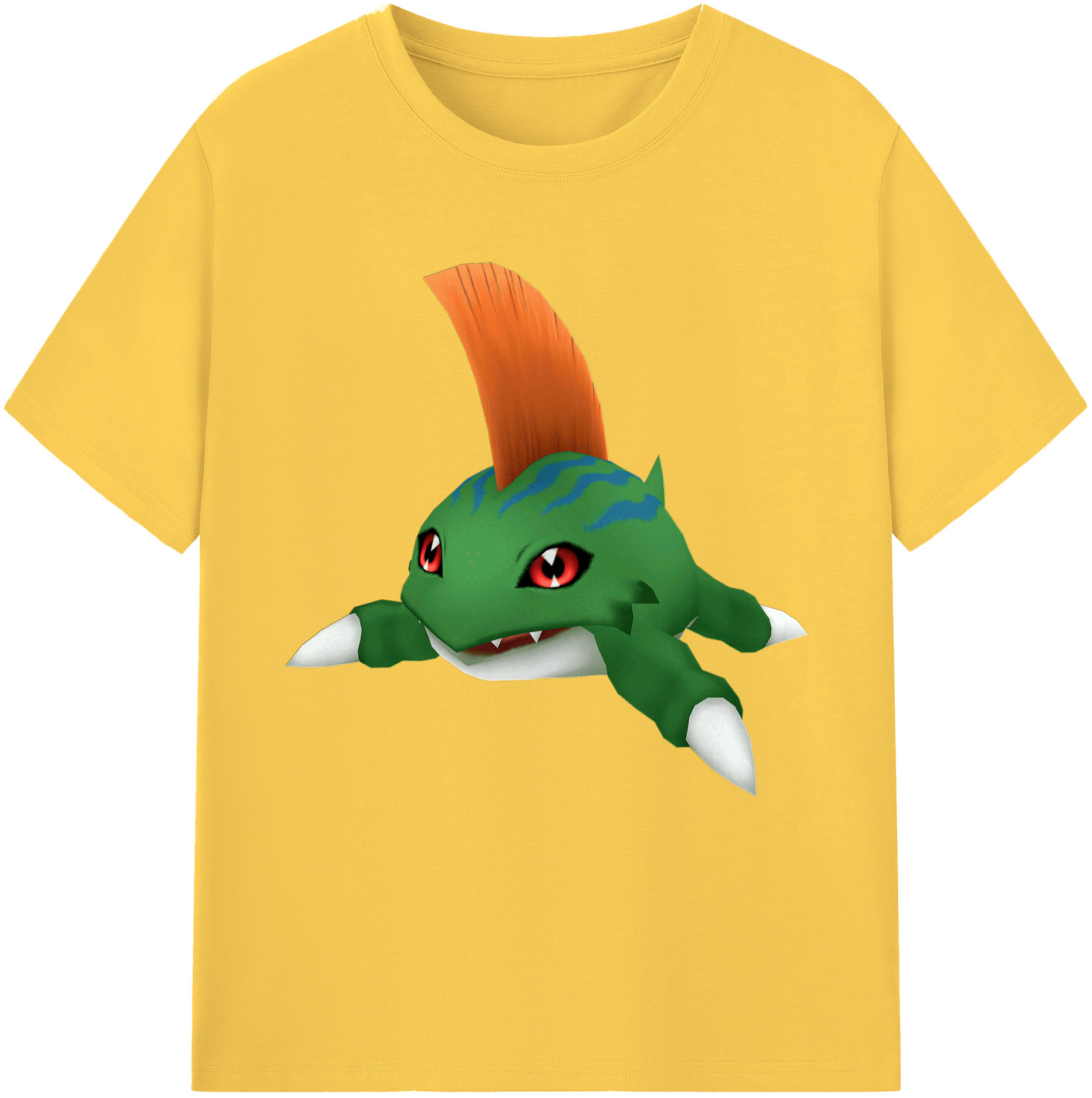（画像用） Digimon デジタルモンスター/デジモン 綿100％半袖Tシャツ（フロントプリント）