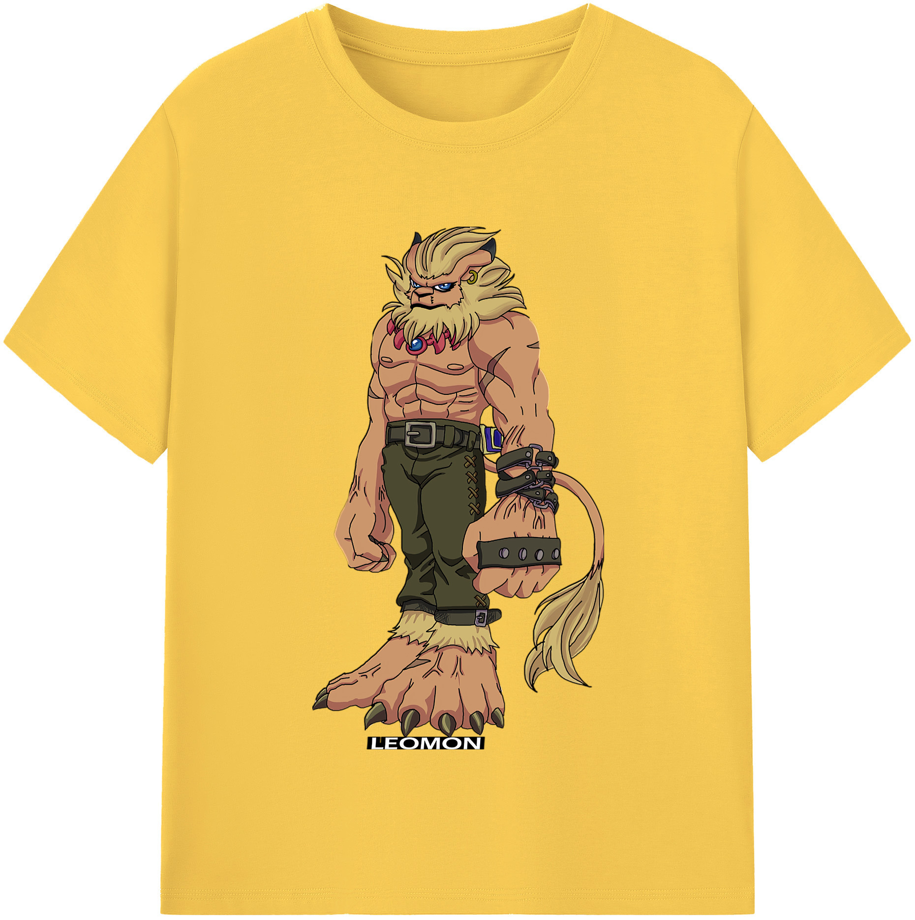 （画像用） Digimon デジタルモンスター/デジモン 綿100％半袖Tシャツ（フロントプリント）